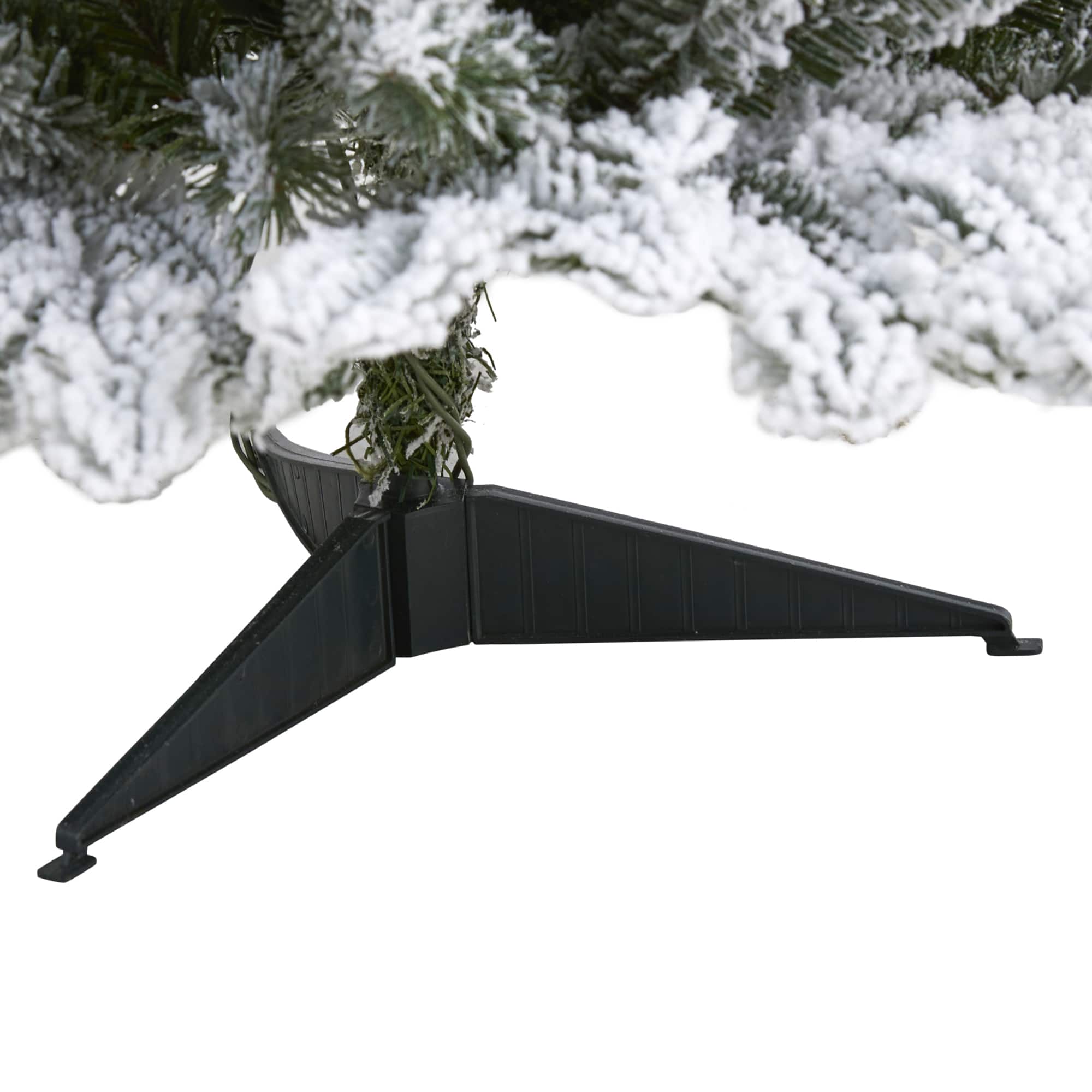 3ft. Pre-Lit Flocked North Carolina Fir Artificial Christmas Tree with Warm White Lights