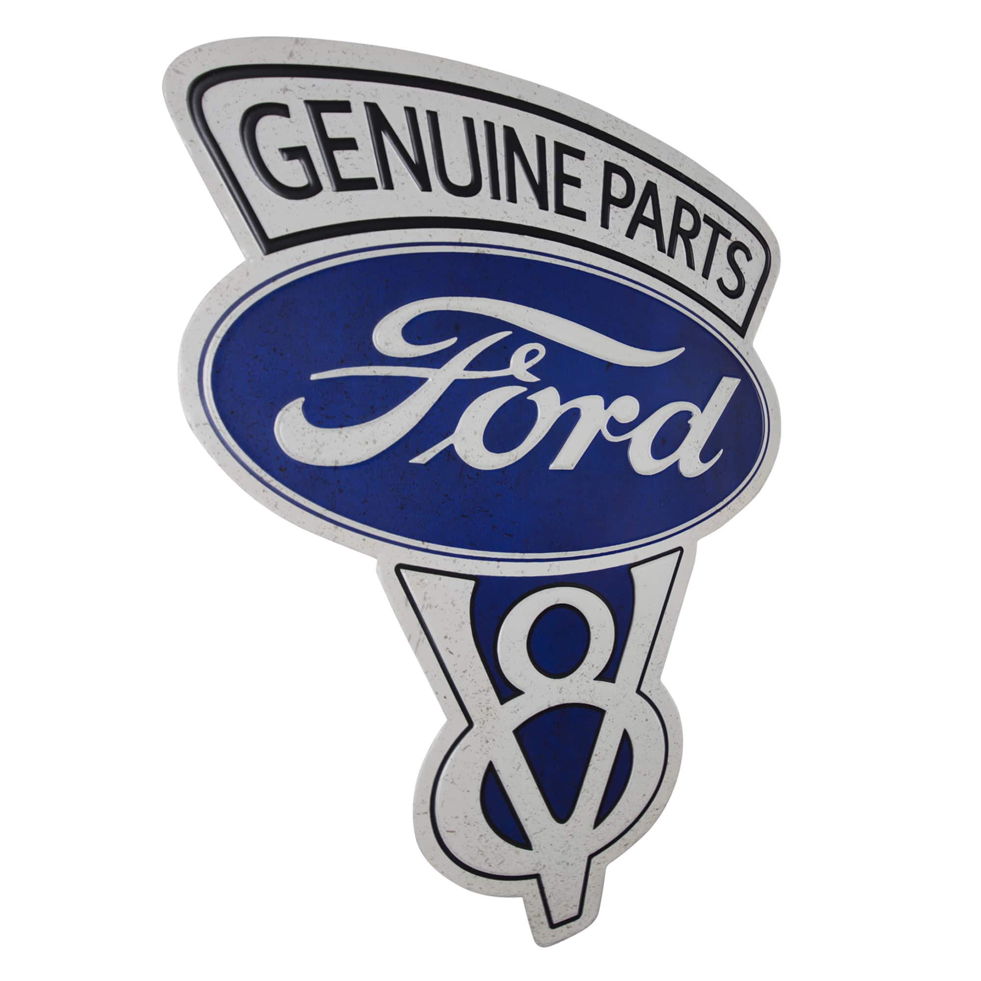 Ford vintage Genuine Parts ヴィンテージ　看板 Ford Genuine Parts and Service Round Metal Button Sign - Vintage