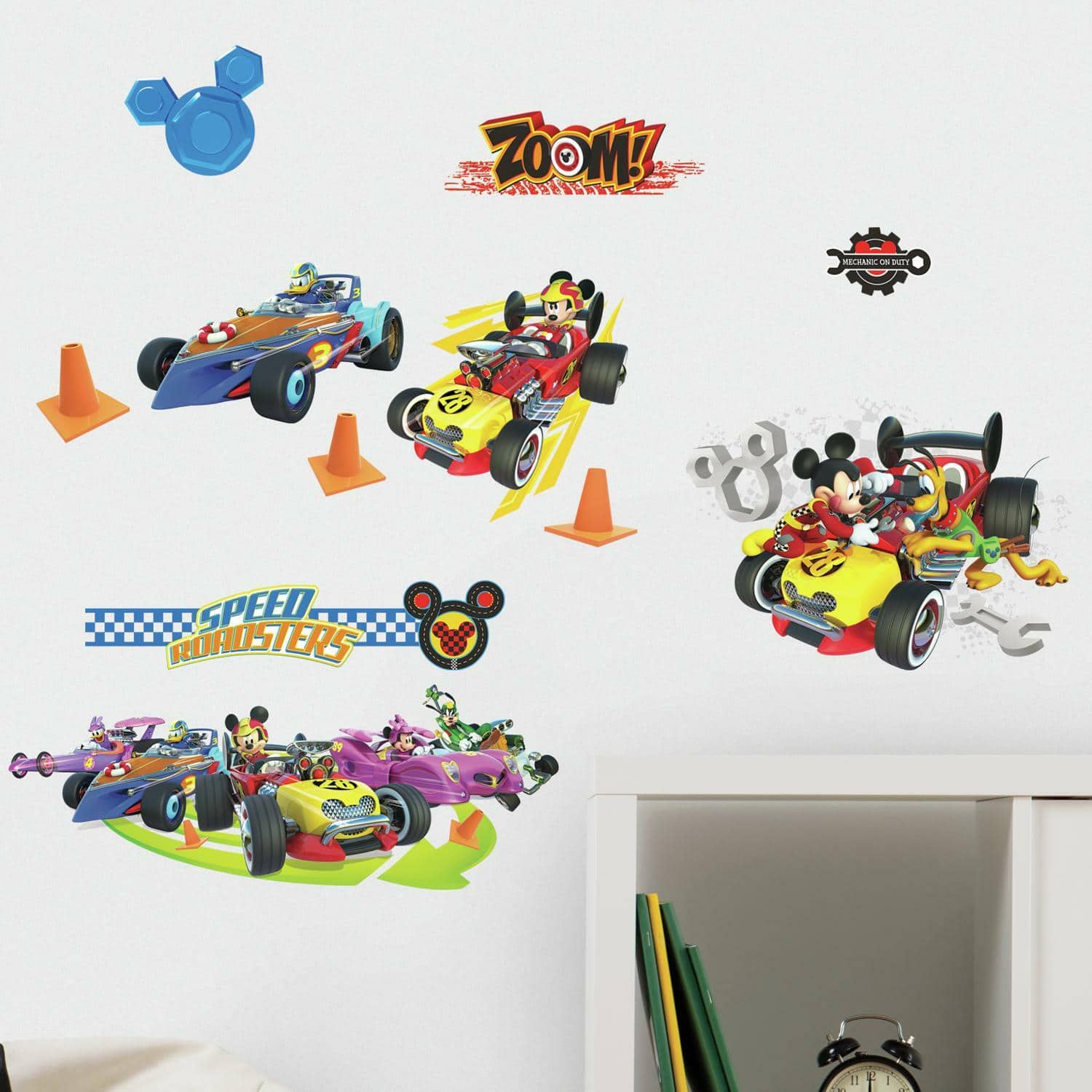 RoomMates Disney Mickey And The Roadsters Racers Peel & Stick Wall Decals