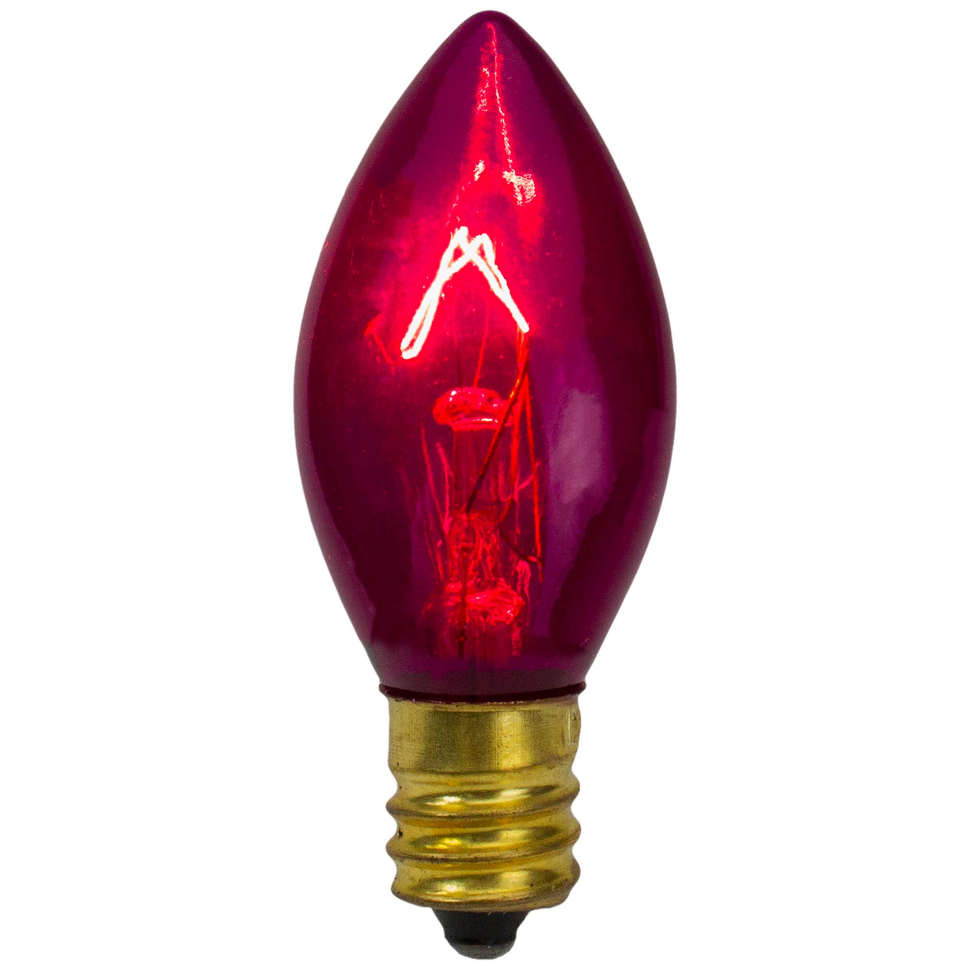 4ct. Transparent Pink Twinkle C7 Replacement Christmas Bulbs By Northlight | 2" x 1" | Michaels®