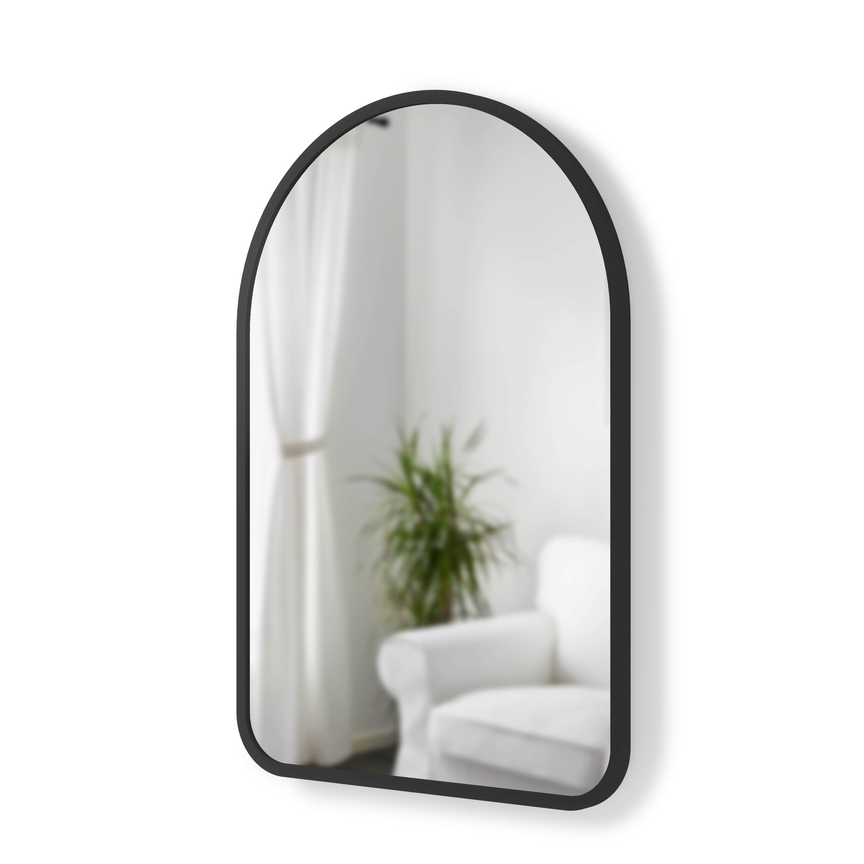 Umbra 36" Black Hubba Arched Mirror