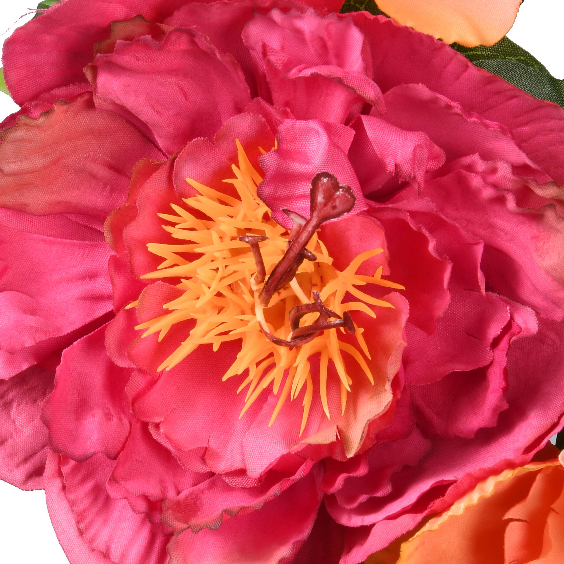 3ft. Spring Peony Flowers Mailbox Swag