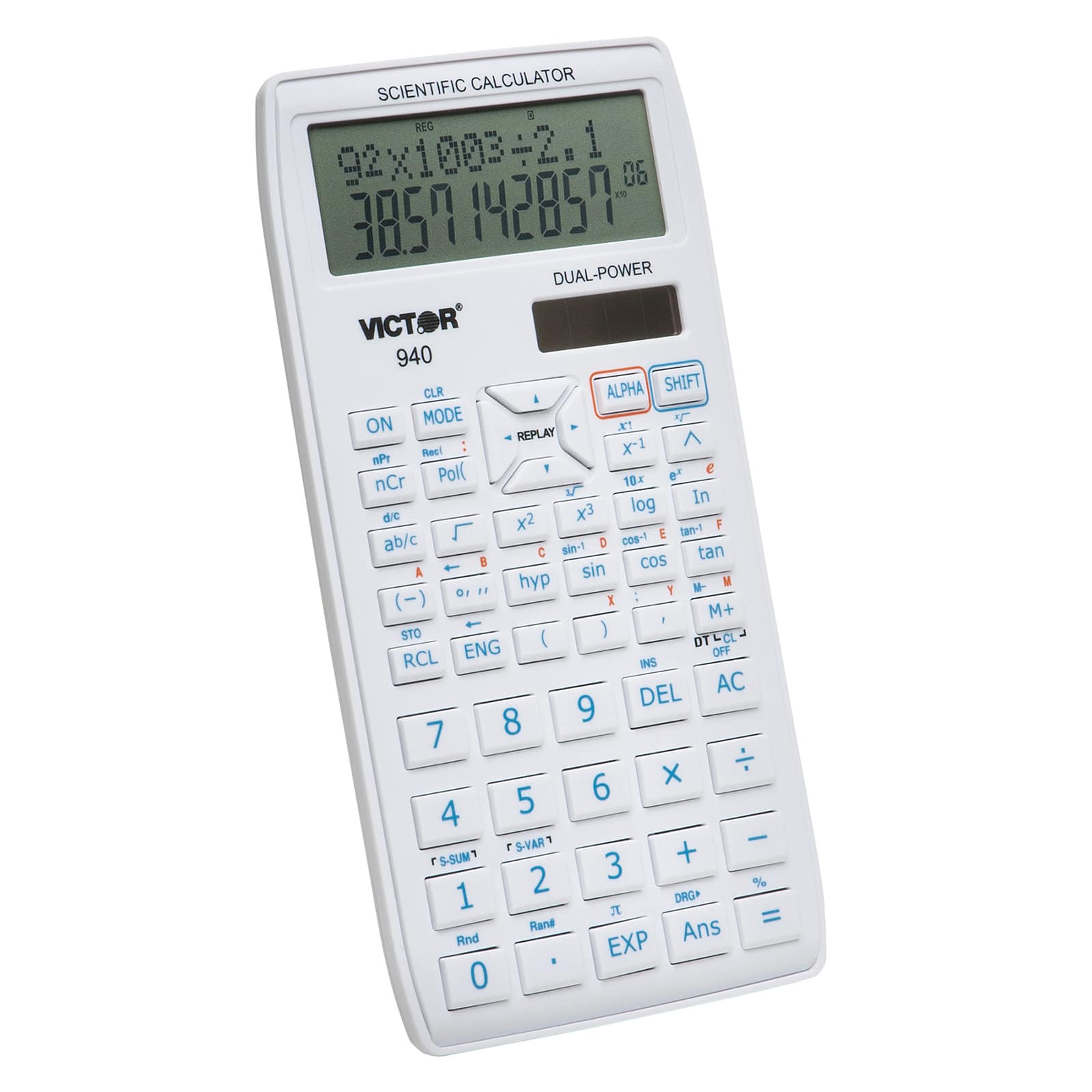 Victor Scientific Calculator with 2 Line Display, Pack of 3