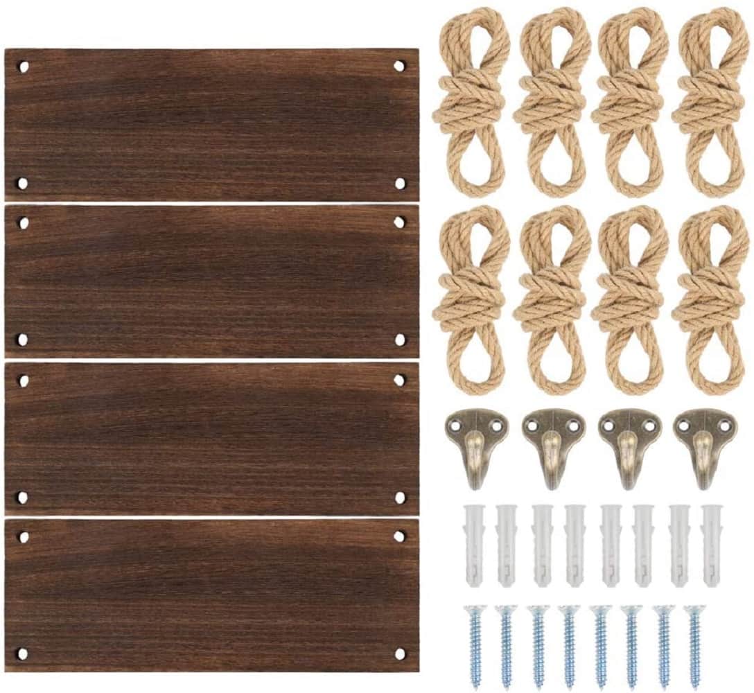 Brown Floating Shelves Set
