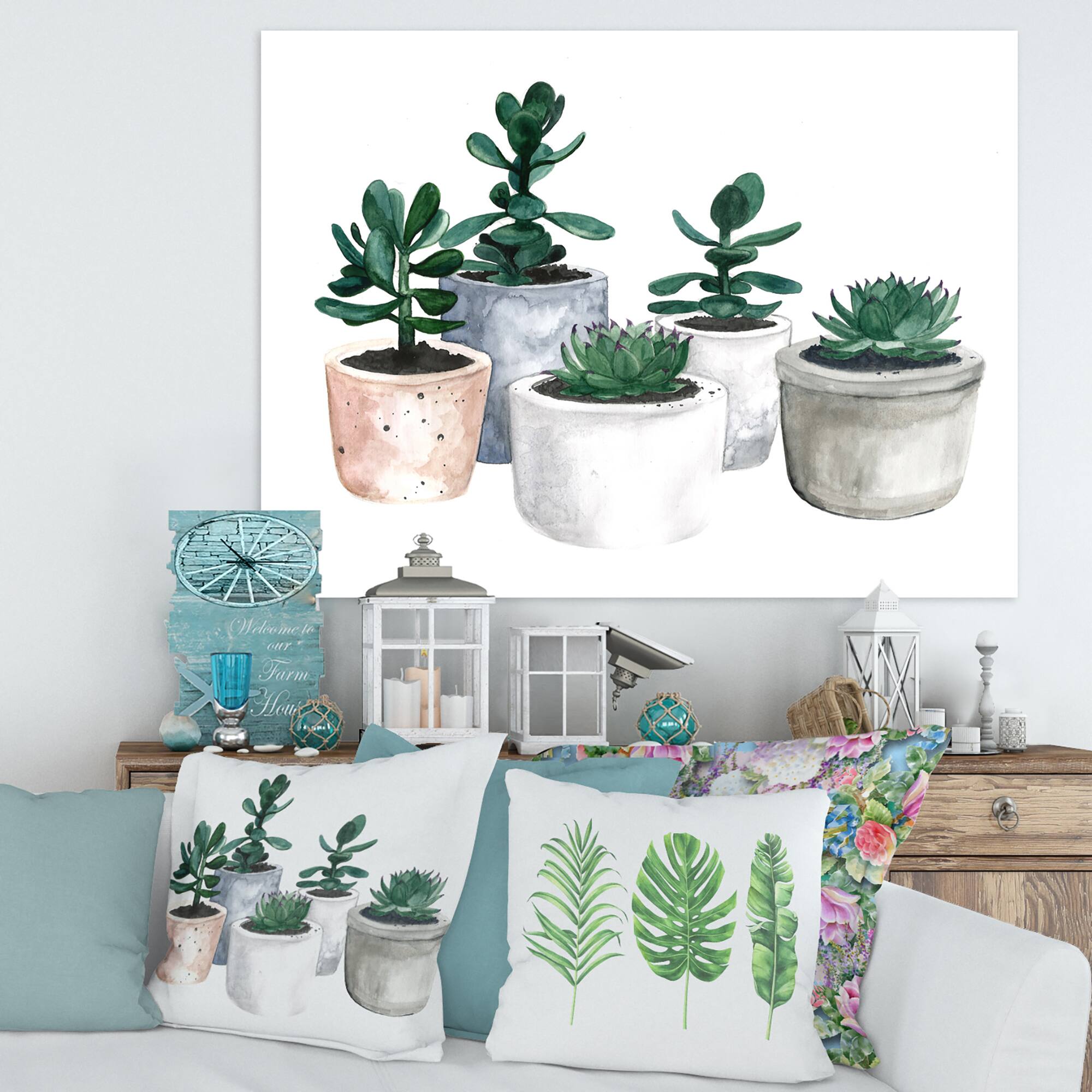Designart - Cactus and Succulent House Plants VI