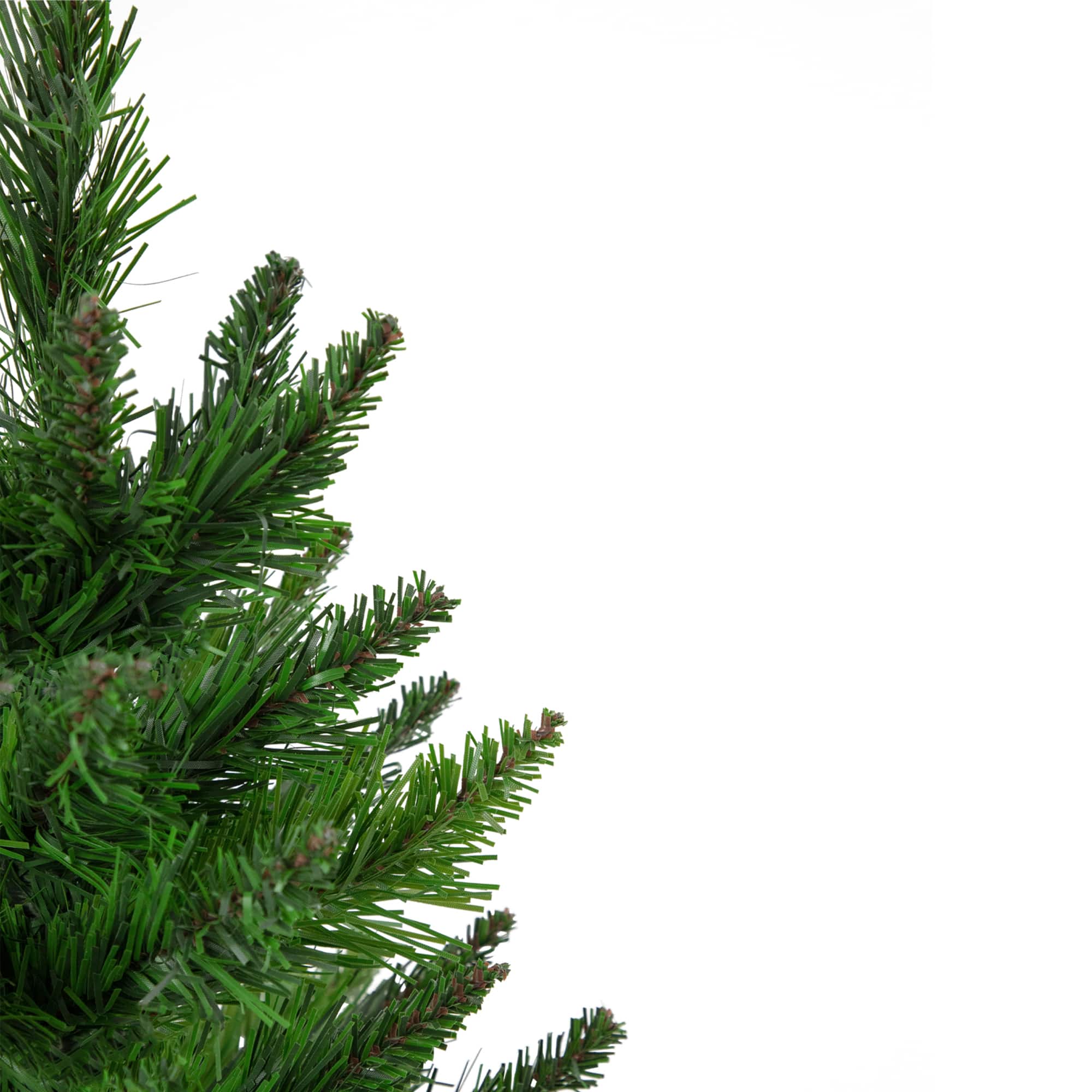 18" Unlit Mini Balsam Pine Medium Artificial Christmas Tree in Burlap Base