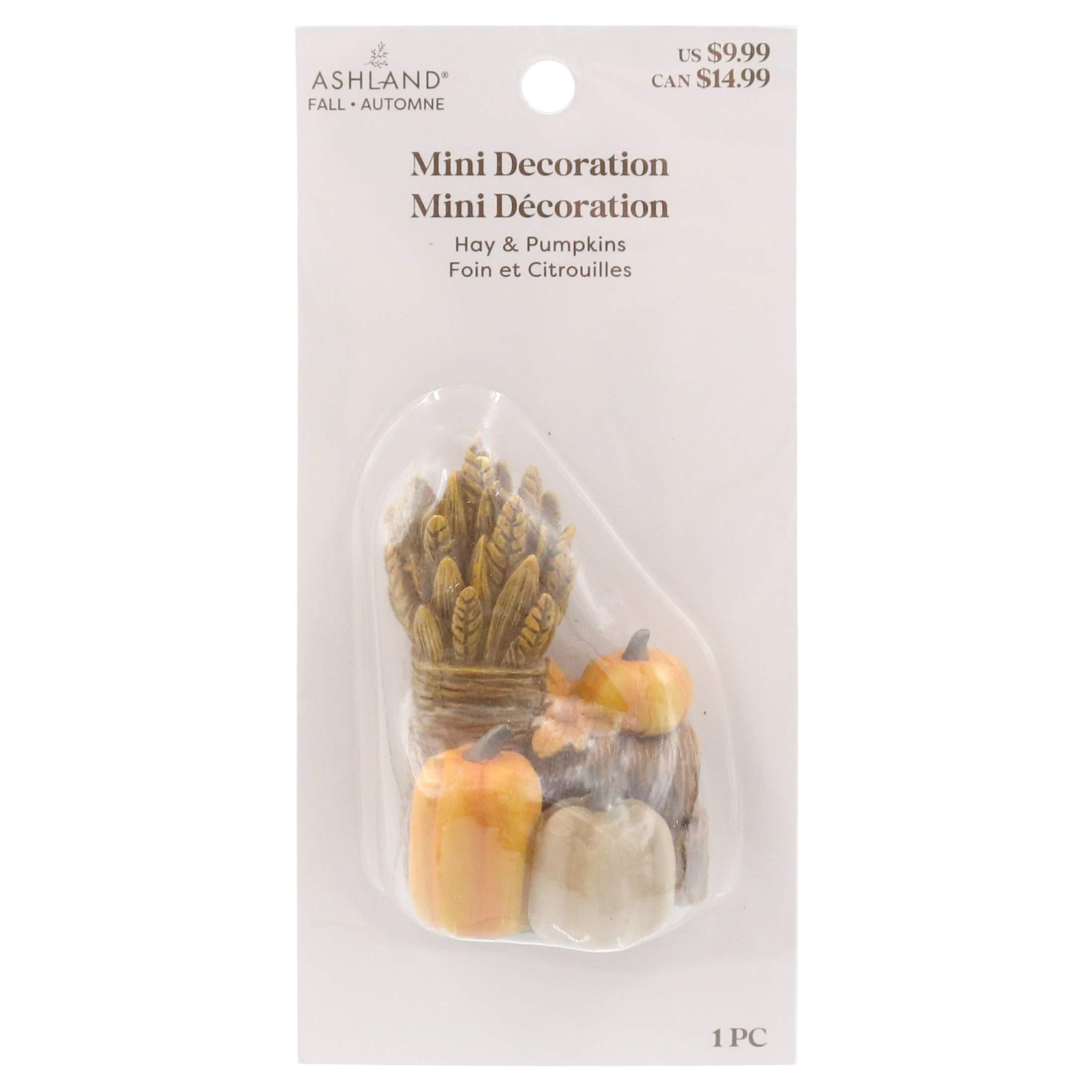 Mini Hay & Pumpkins by Ashland®