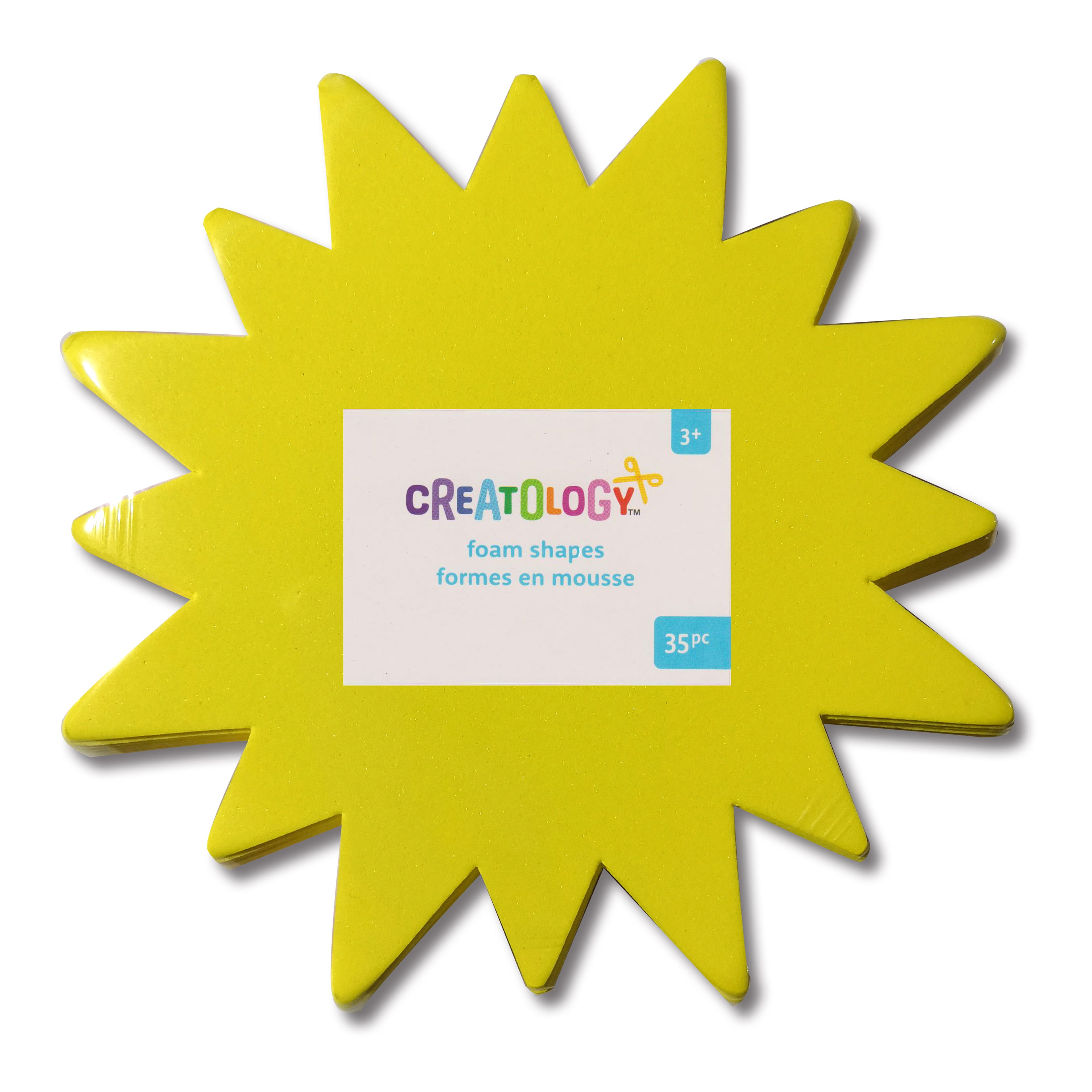 12 Packs: 35 ct. (420 total) 6.5" Sun Foam Shapes by Creatology™