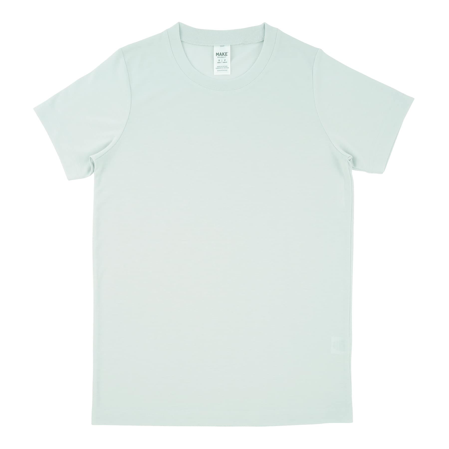 12 Pack: Light Gray Sublimation Short Sleeve Crew Neck Adult T-Shirt by Make Market®