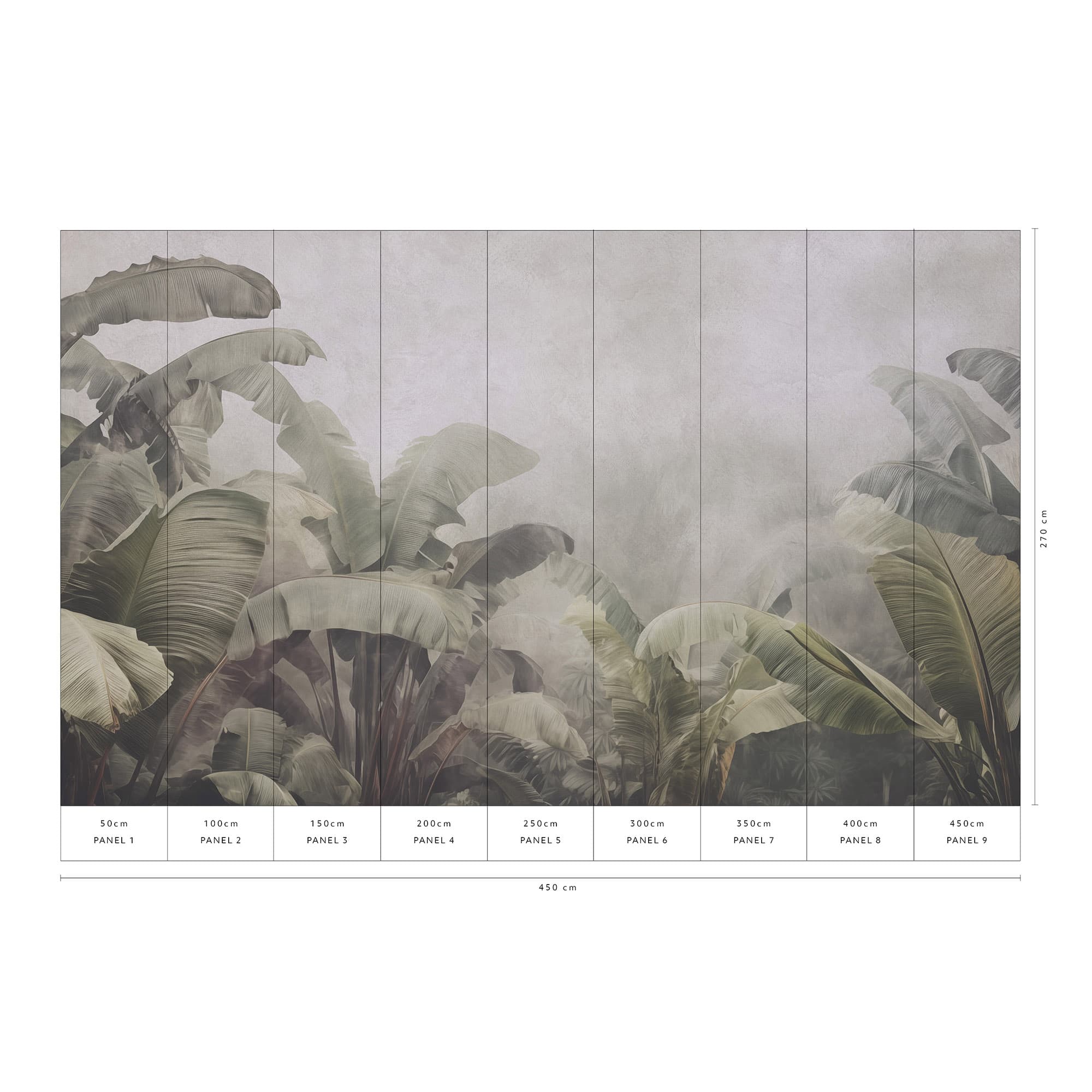 Designs Direct Jungle Veil Wall Mural