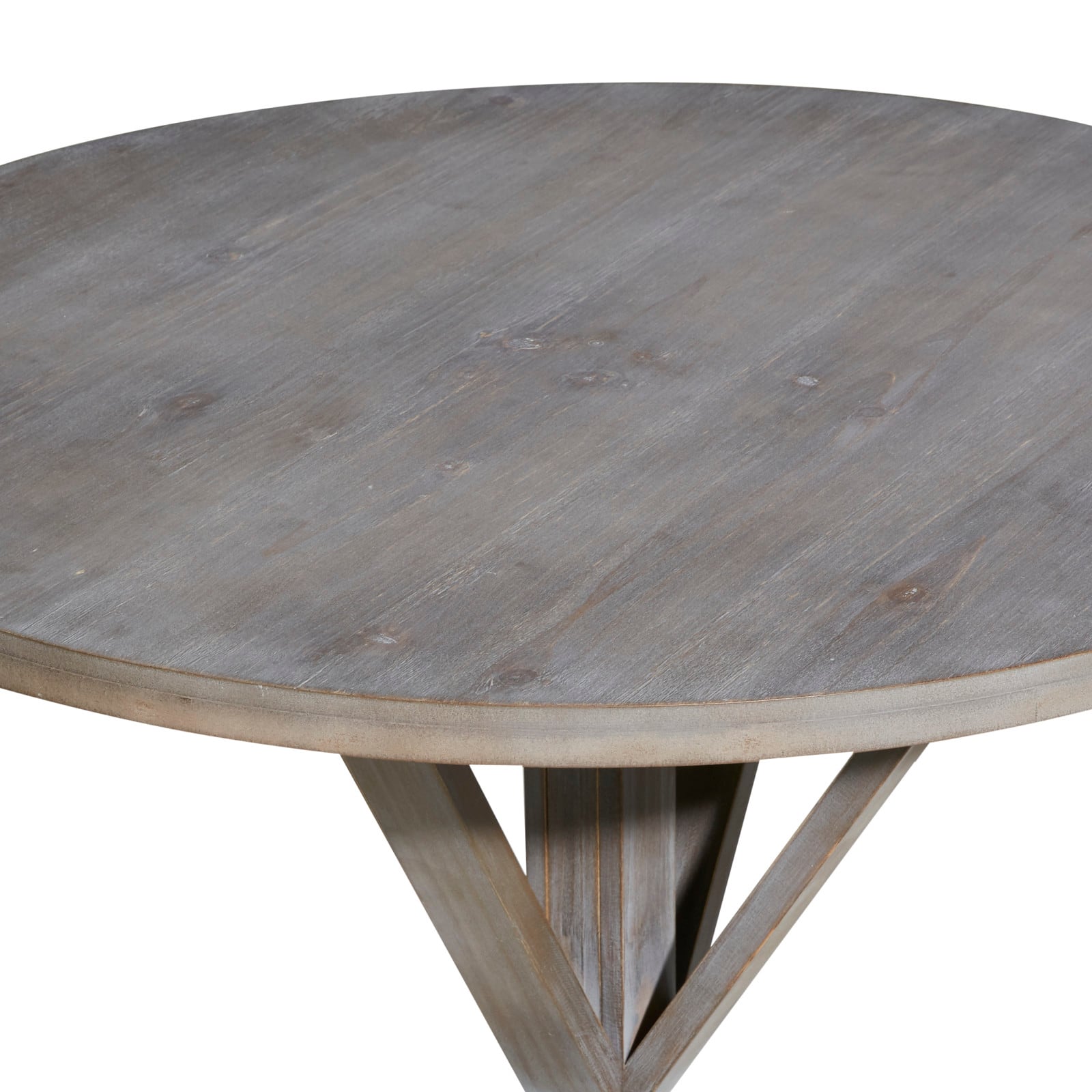 31" Brown Wood Farmhouse Accent Table