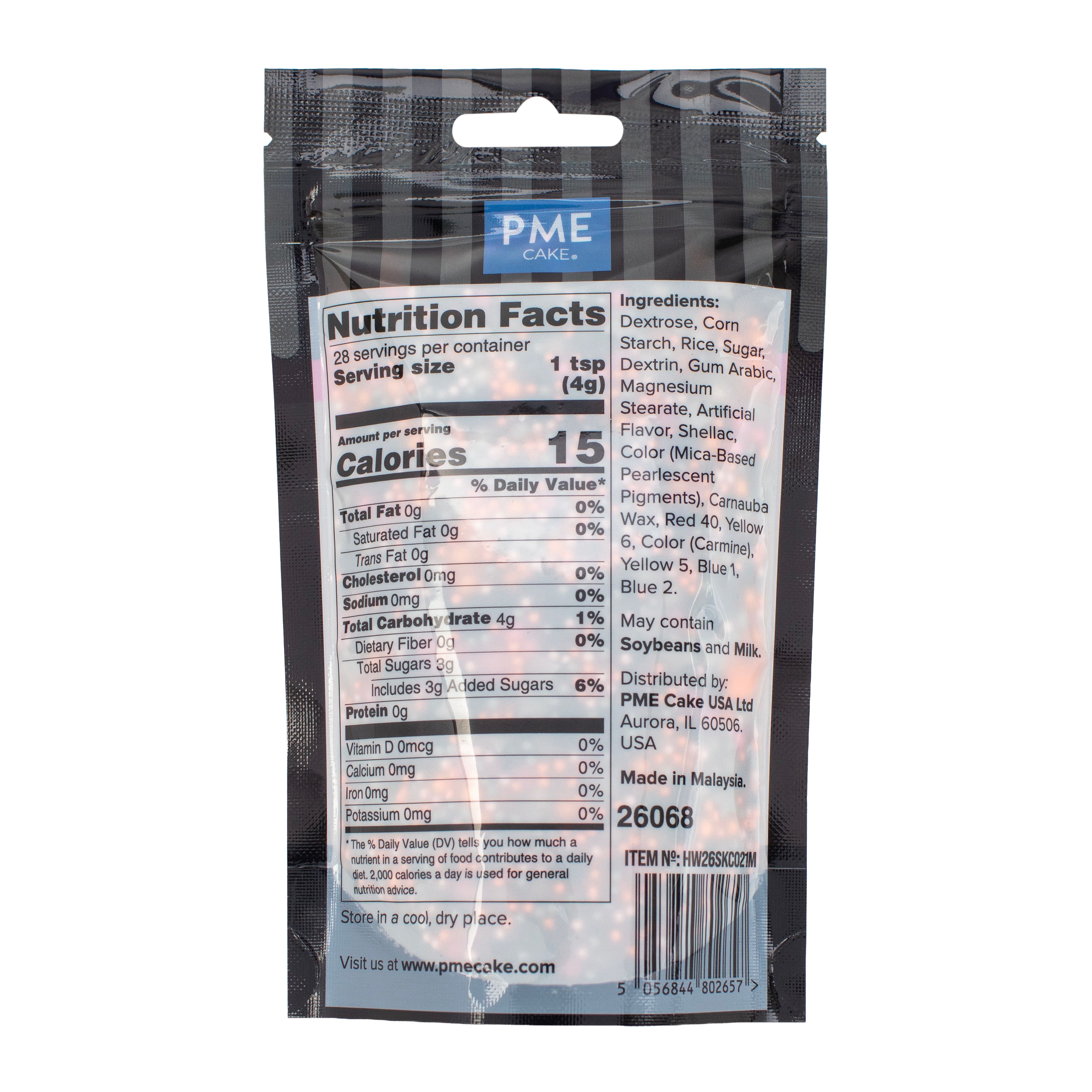 PME Cake Sweet Street® Ghostly Glimmer Sprinkle Mix