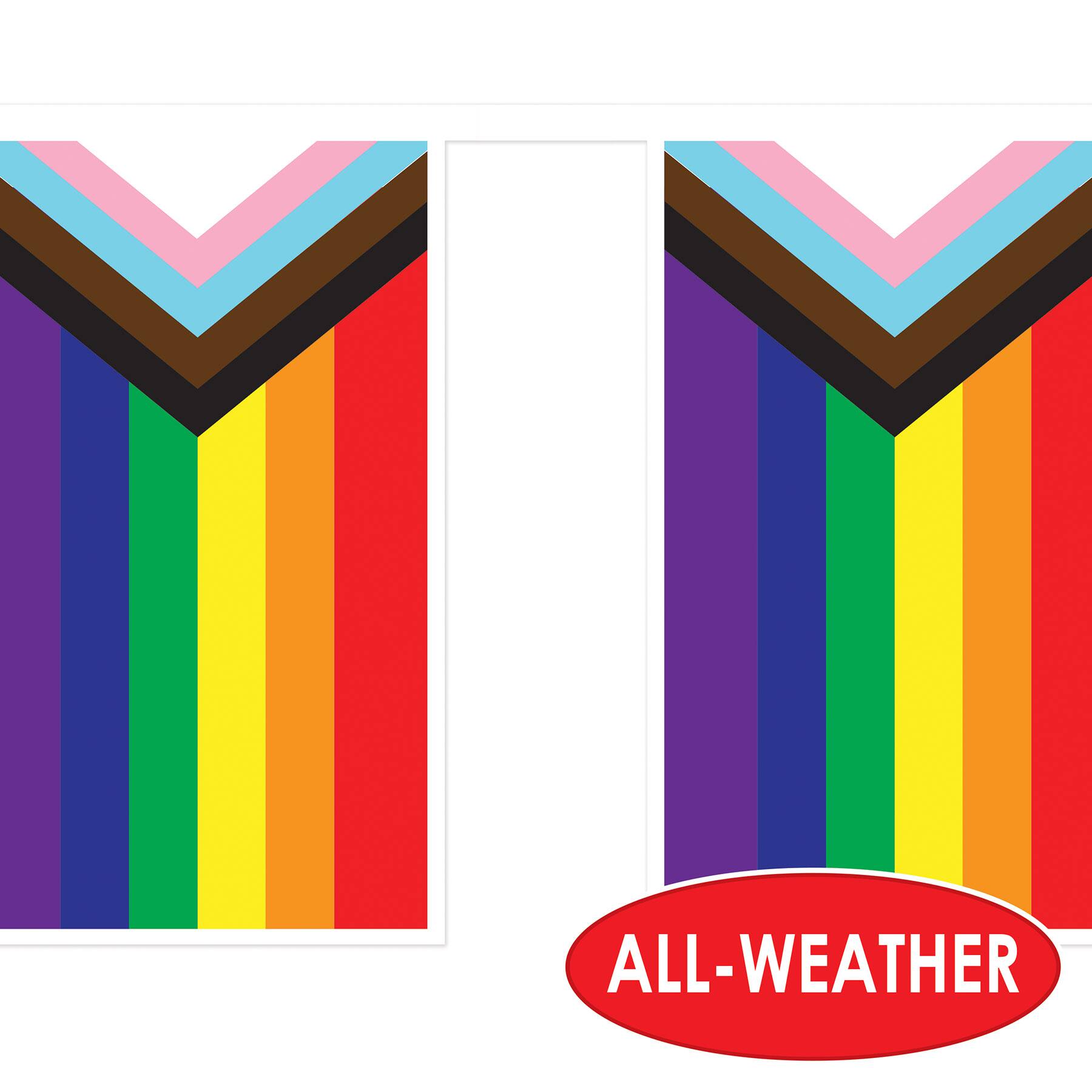 Beistle 10ft. Pride Flag Pennant Banner