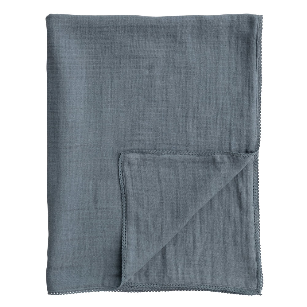 Hello Honey® Double Cloth Cotton Baby Blanket with Trim