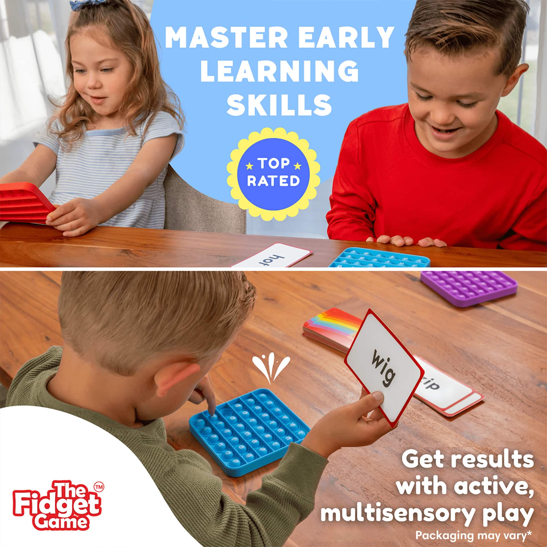 The Fidget Game Word Pop Set