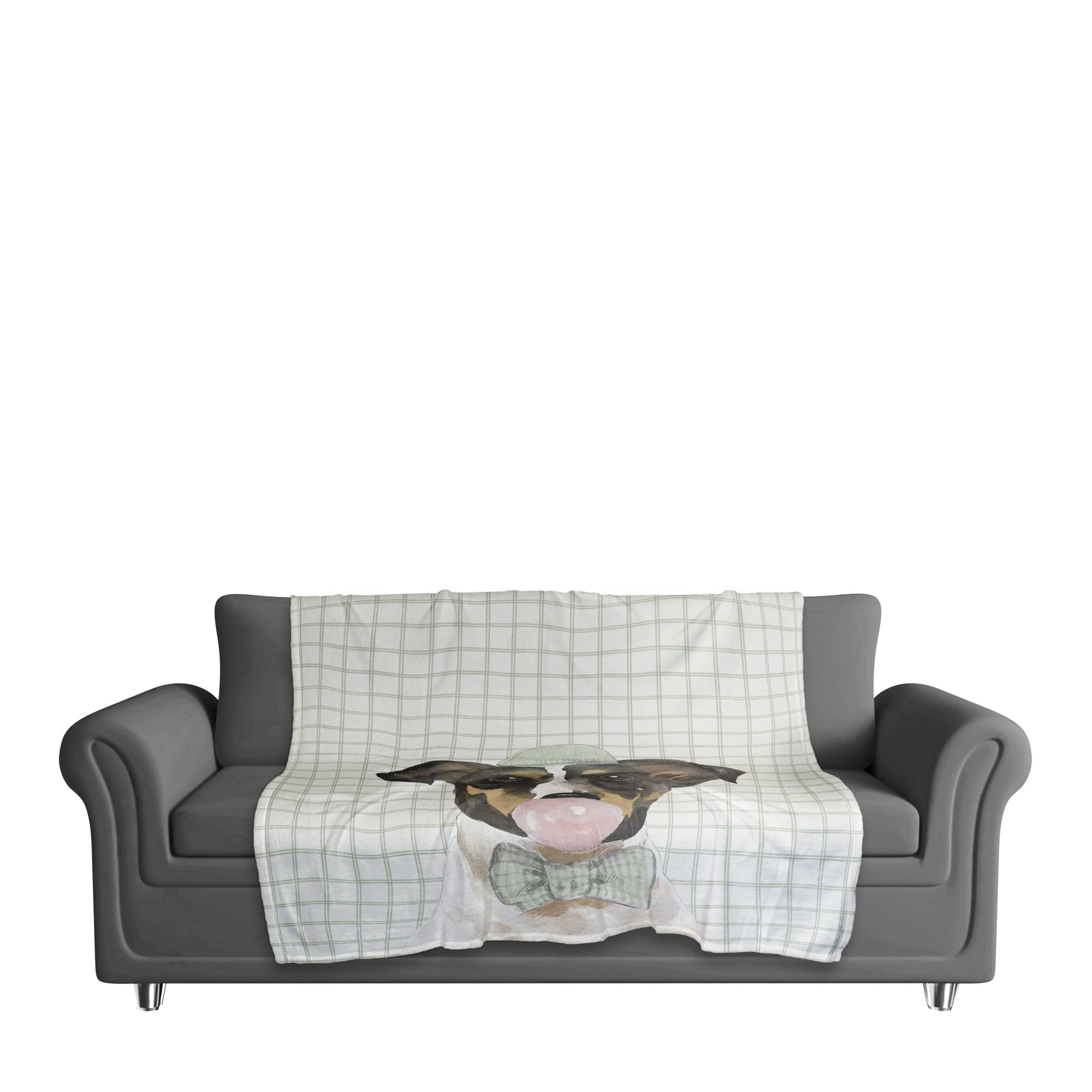 Bubble Gum Dog 3 50" x 60" Coral Fleece Blanket