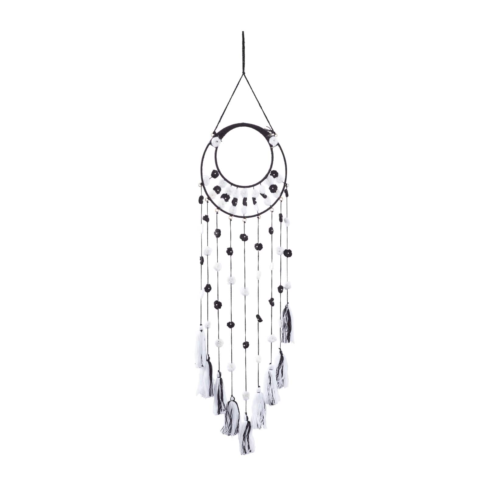 Black Metal Bohemian Wall Decor, 55" x 12"