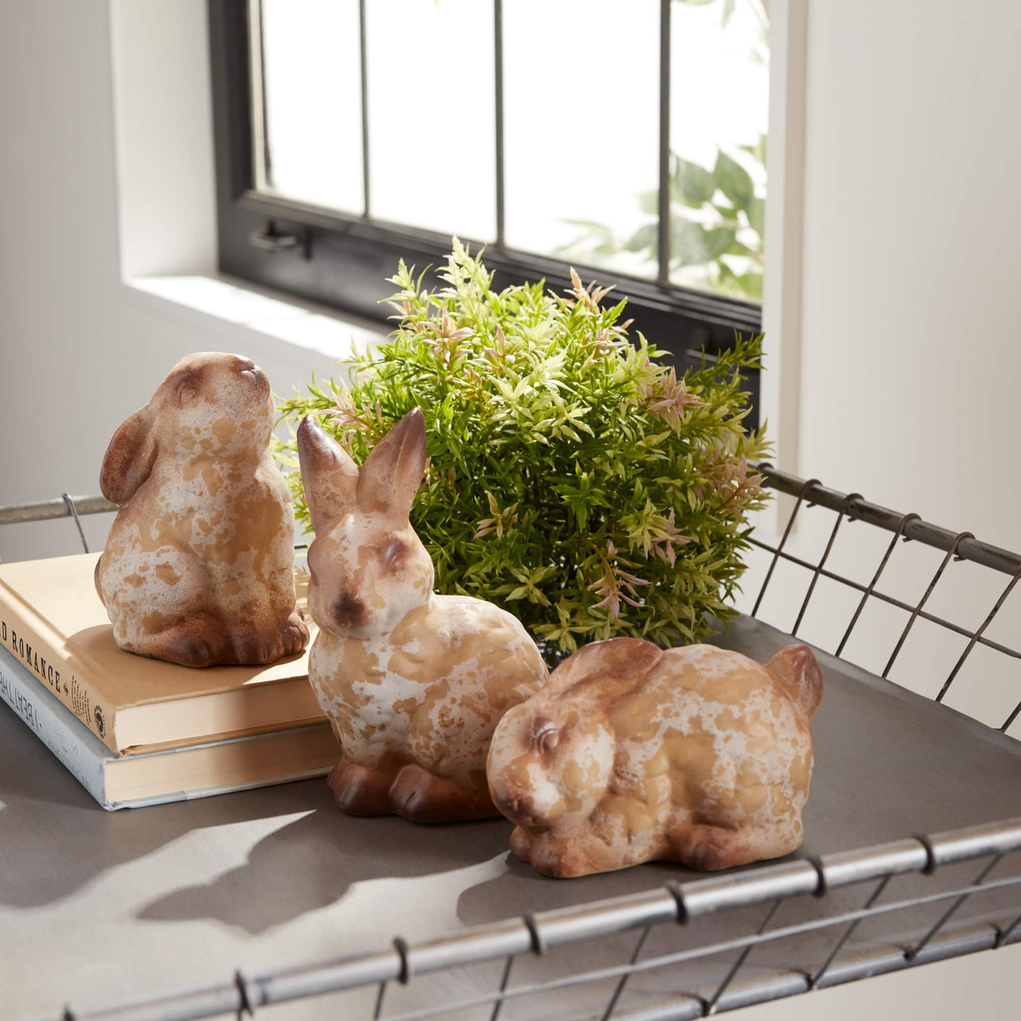 9" Terracotta Rabbit Set, 6ct.