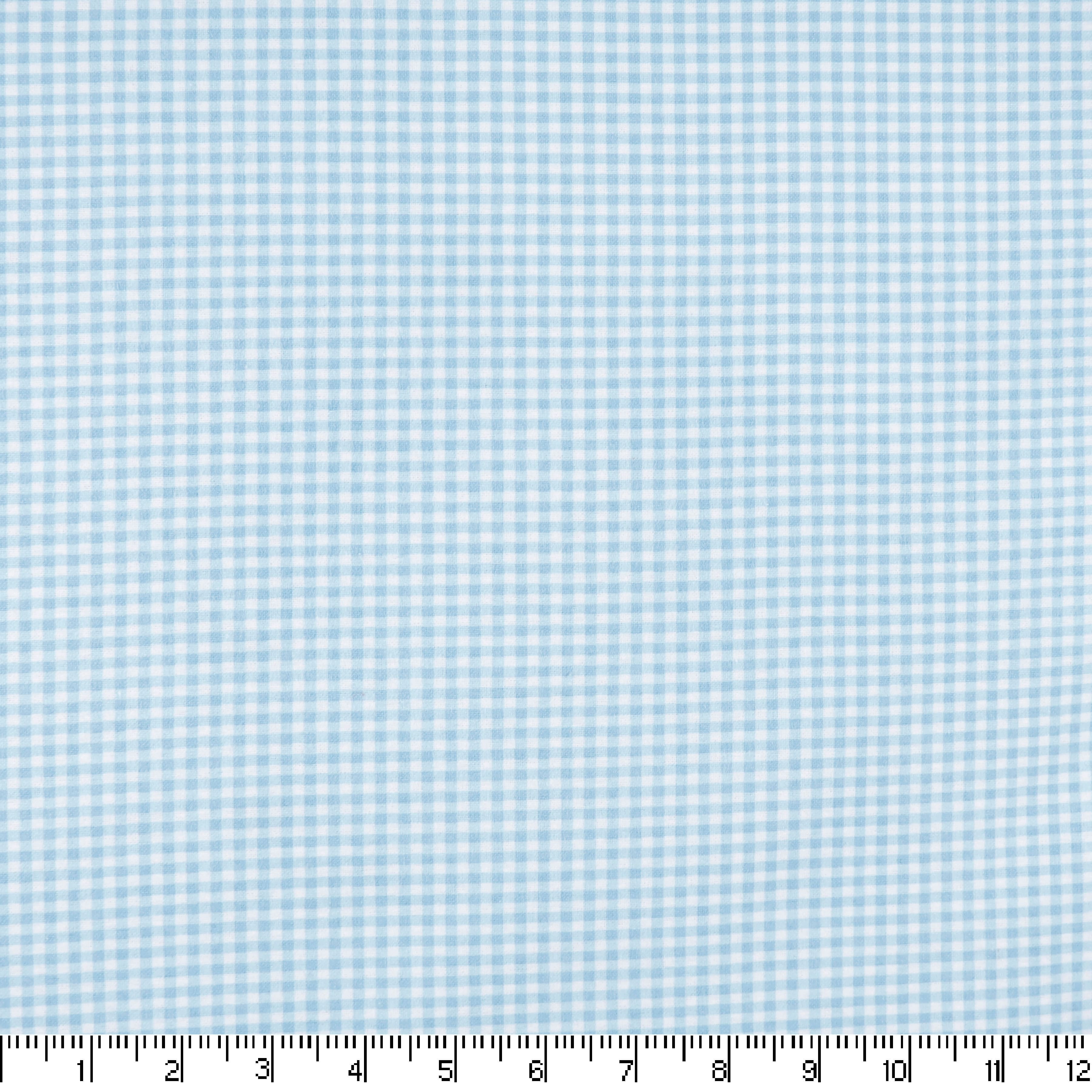 Super Snuggle Blue Plaid Cotton Flannel