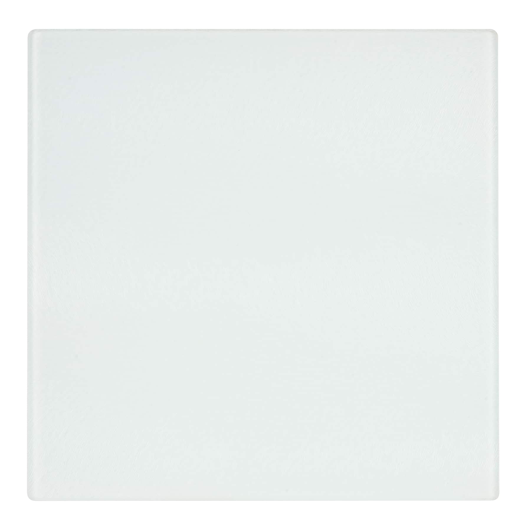 12 Pack: 9" x 9" Square Tempered Glass Sublimation Cutting Board by Make Market®
