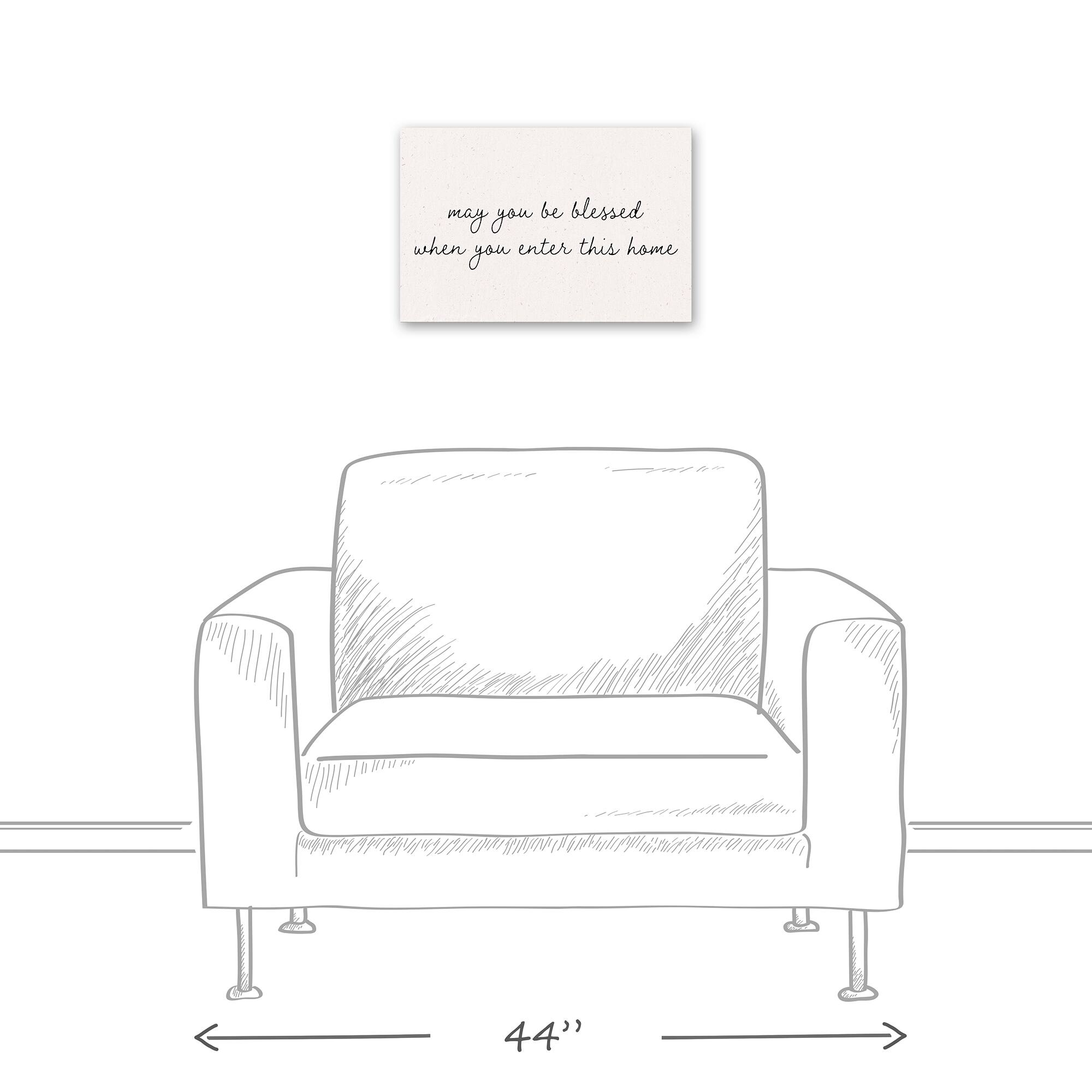 May You Be Blessed 18" x 12' Canvas Wall Art