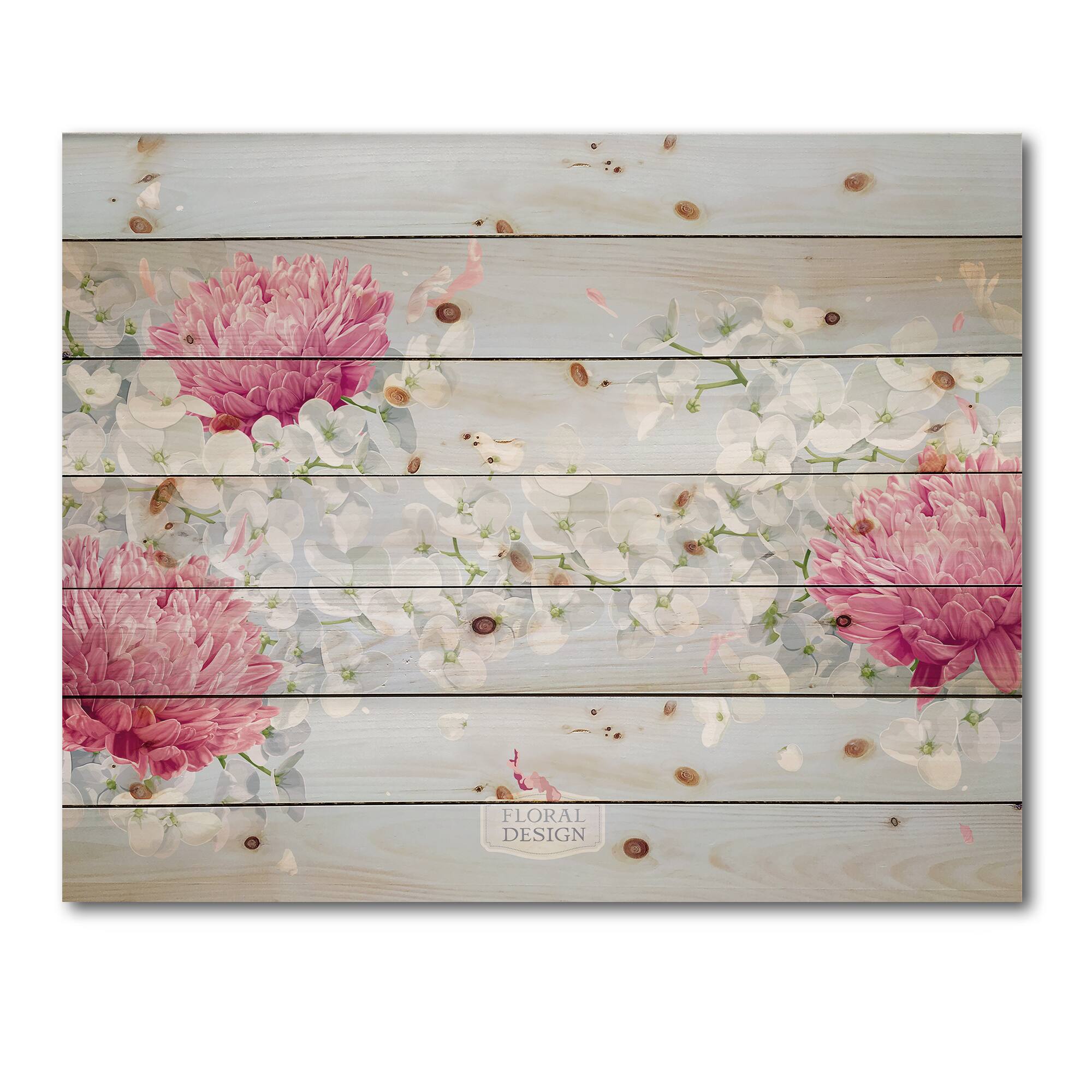 Designart - Chrysanthemums and Apple Blossom