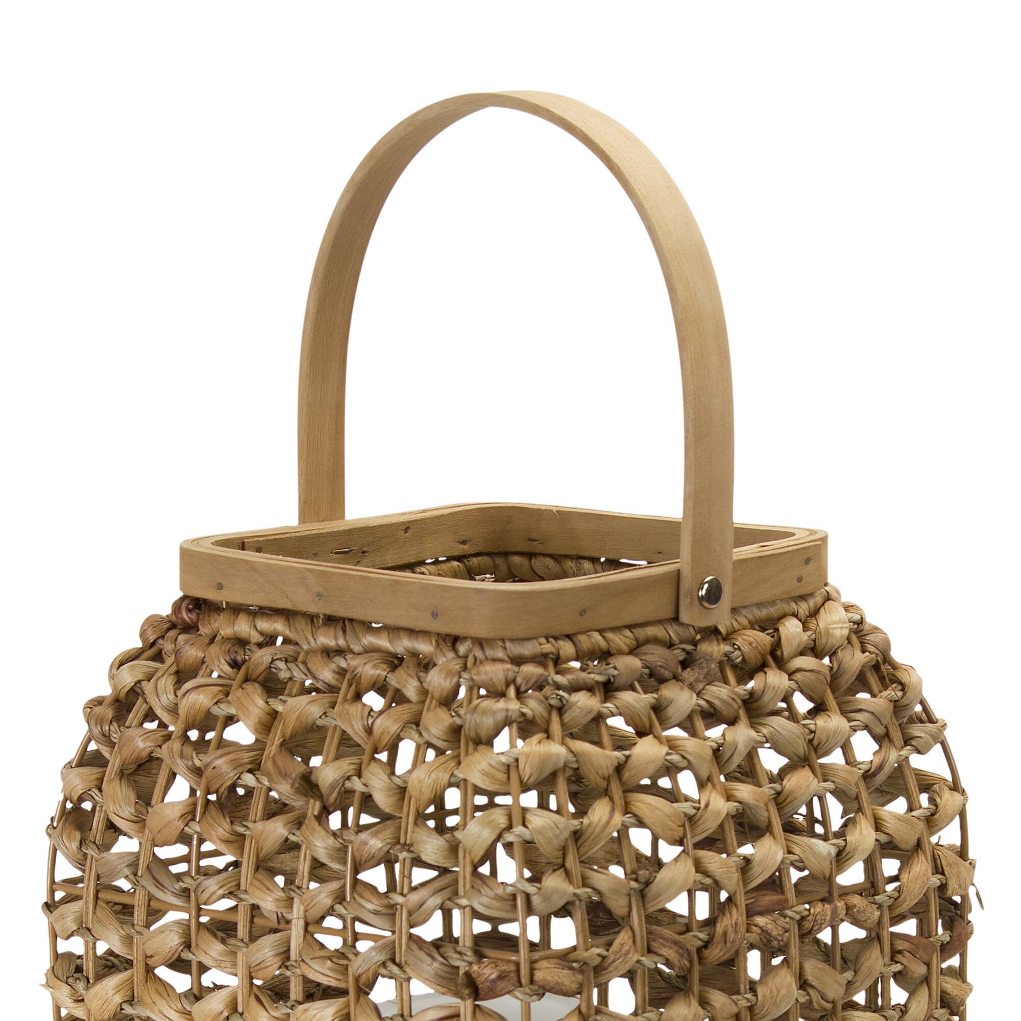 21.5" Wicker Lantern