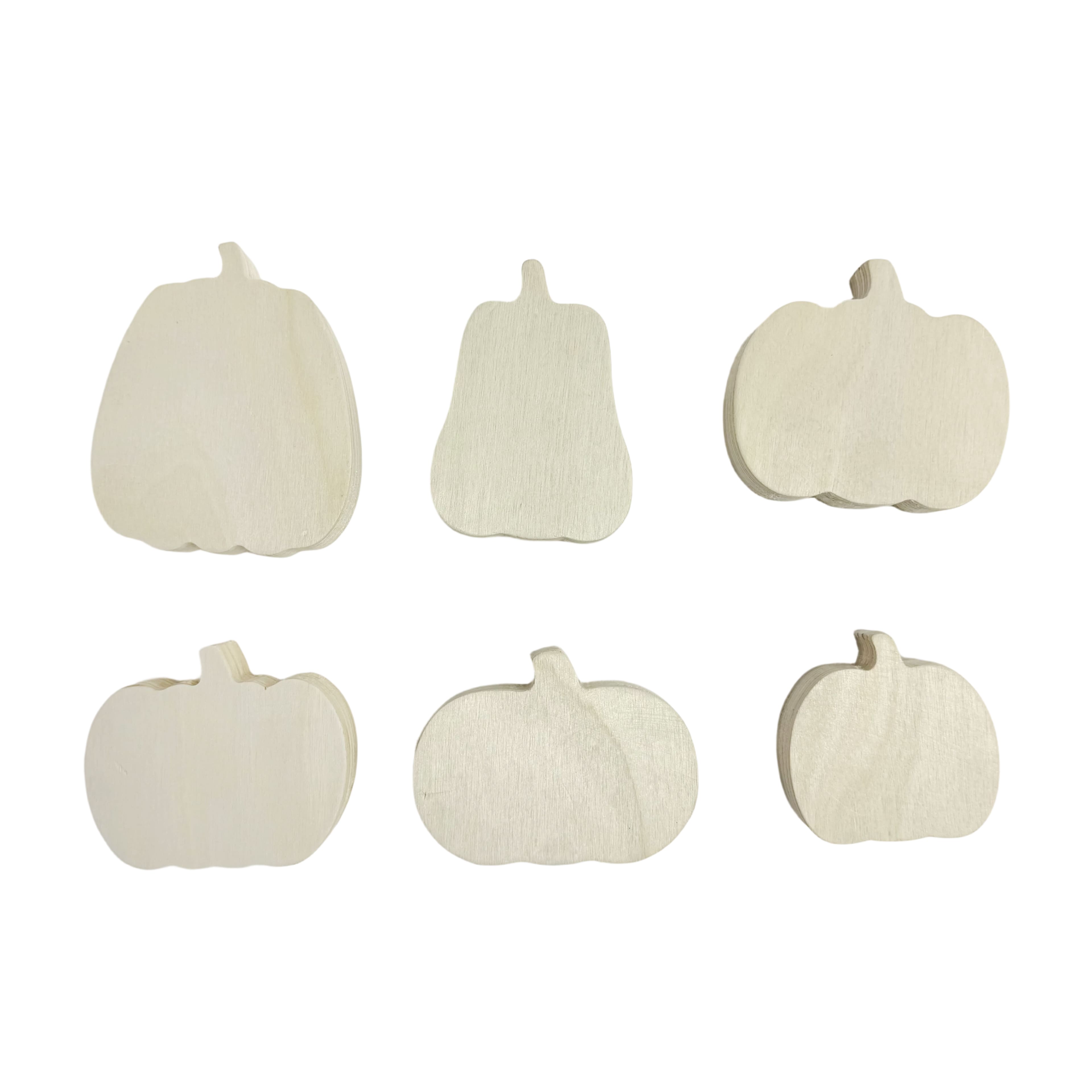 Pumpkins DIY Wood Décor Shapes, 6ct. by Make Market®