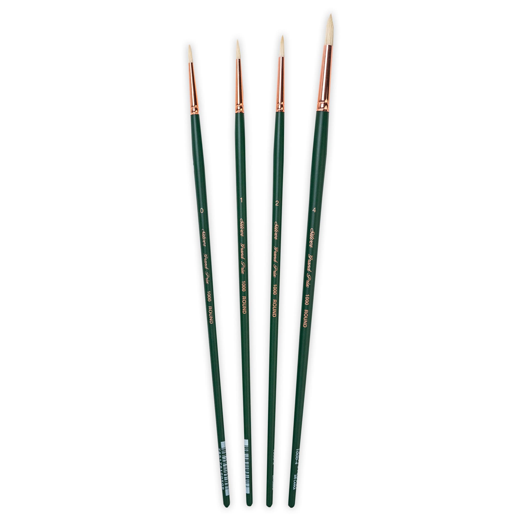 Silver Brush Limited Grand Prix® 4 Piece Small Rounds Brush set