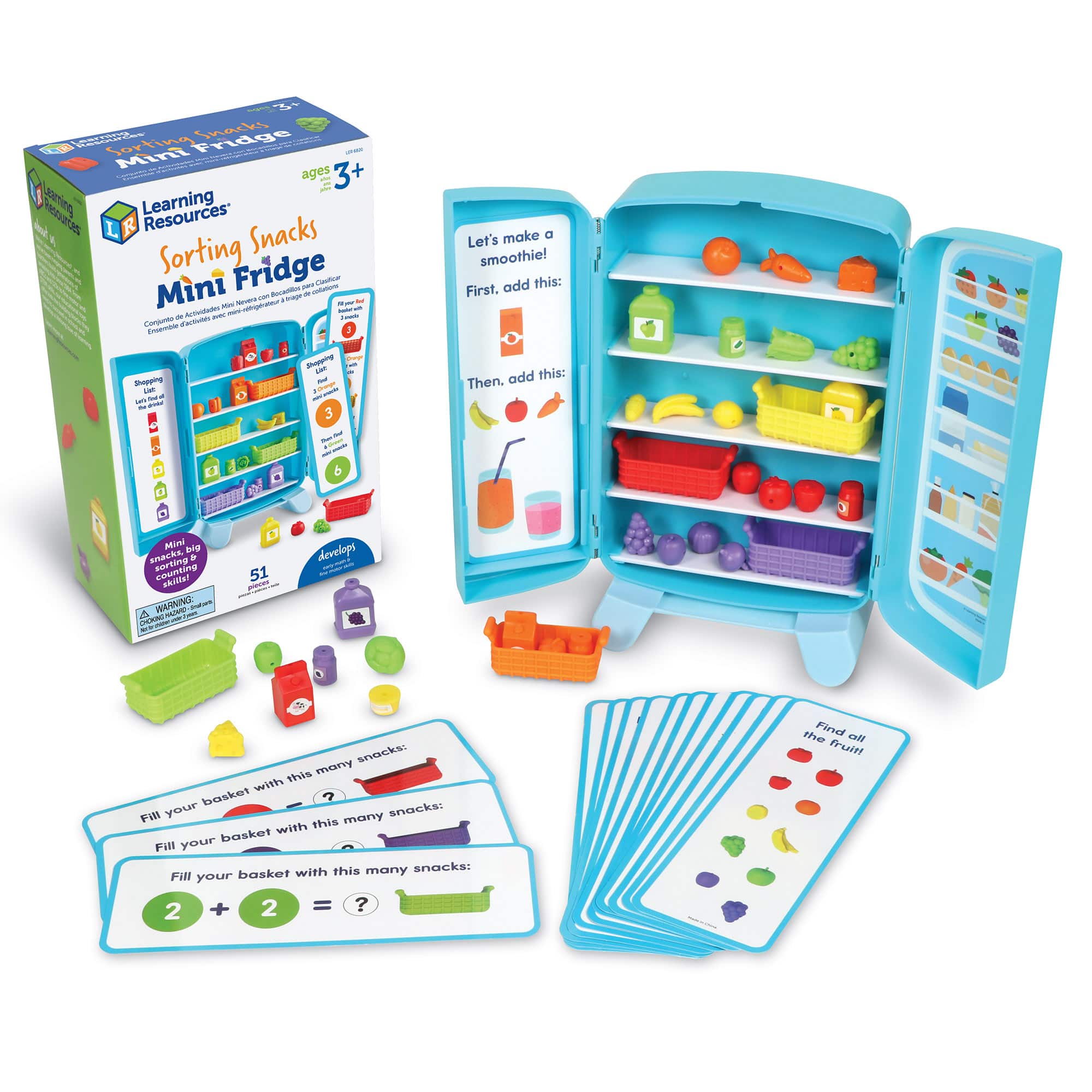 Learning Resources Sorting Snacks Mini Fridge