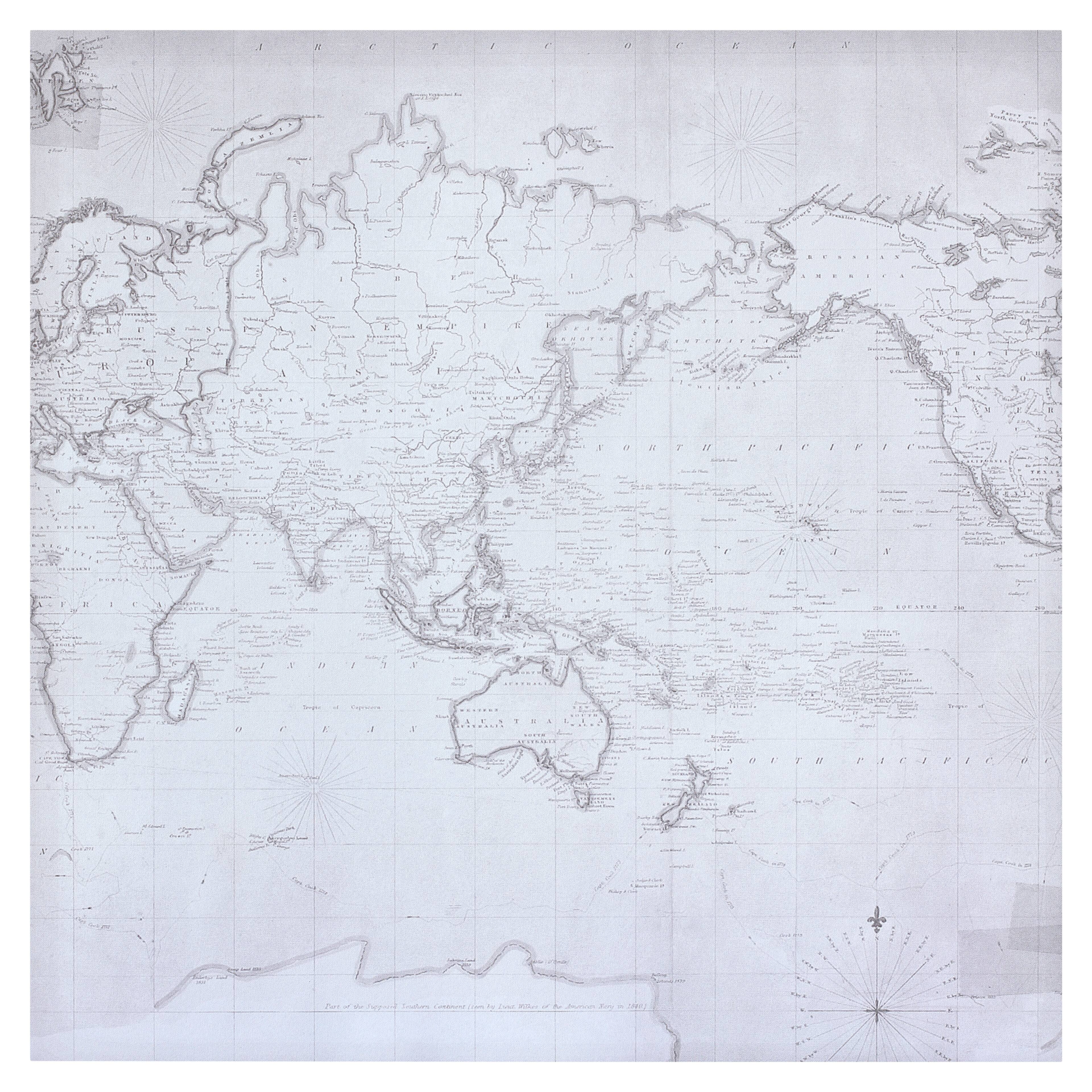 48 Pack: Black & White World Map Cardstock Paper by Recollections™, 12" x 12"
