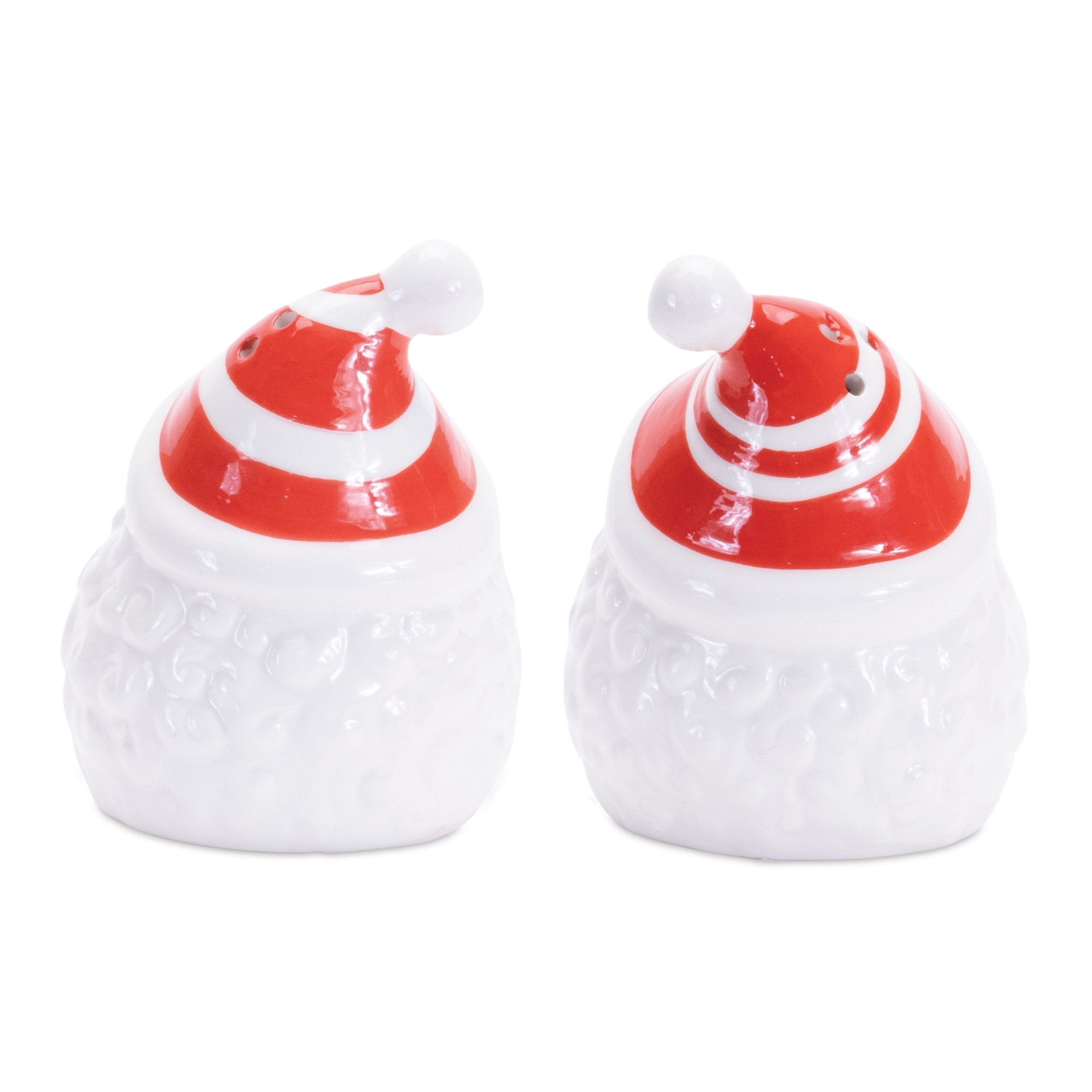 Traditional Santa Salt and Pepper Shaker, Set of 2