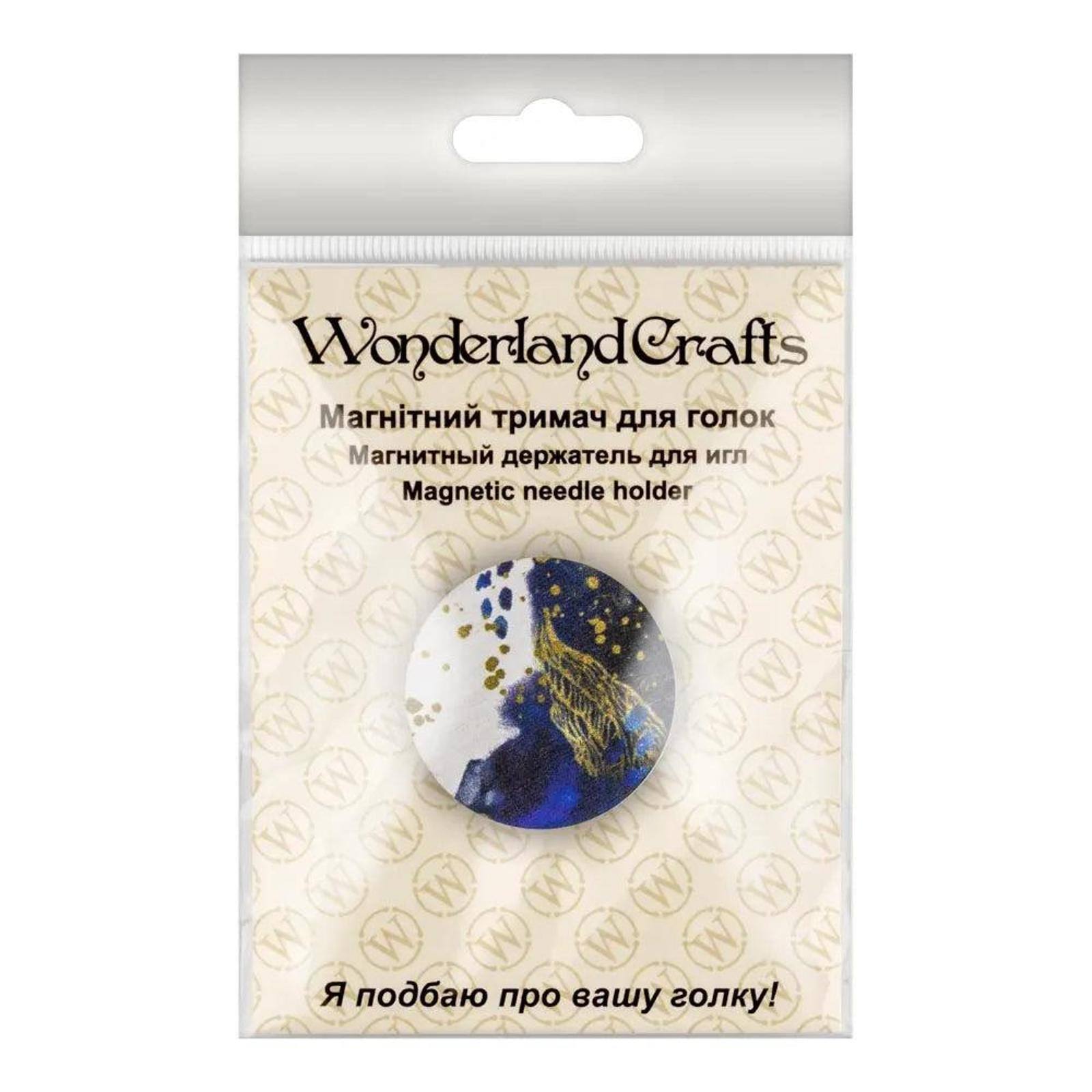 Wonderland Crafts 1.38" Wooden Magnetic Needle Holder