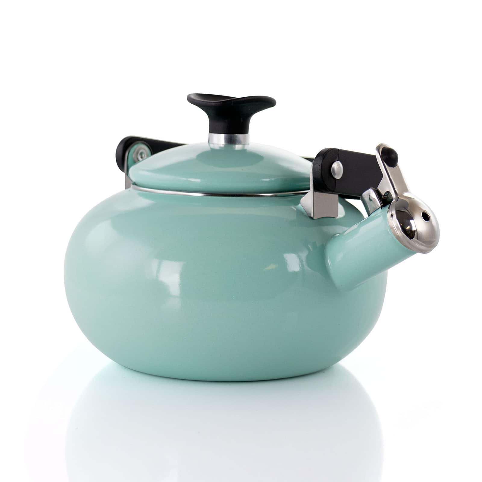 Kenmore® 1.5qt. Blue Enamel on Steel Whistling Tea Kettle