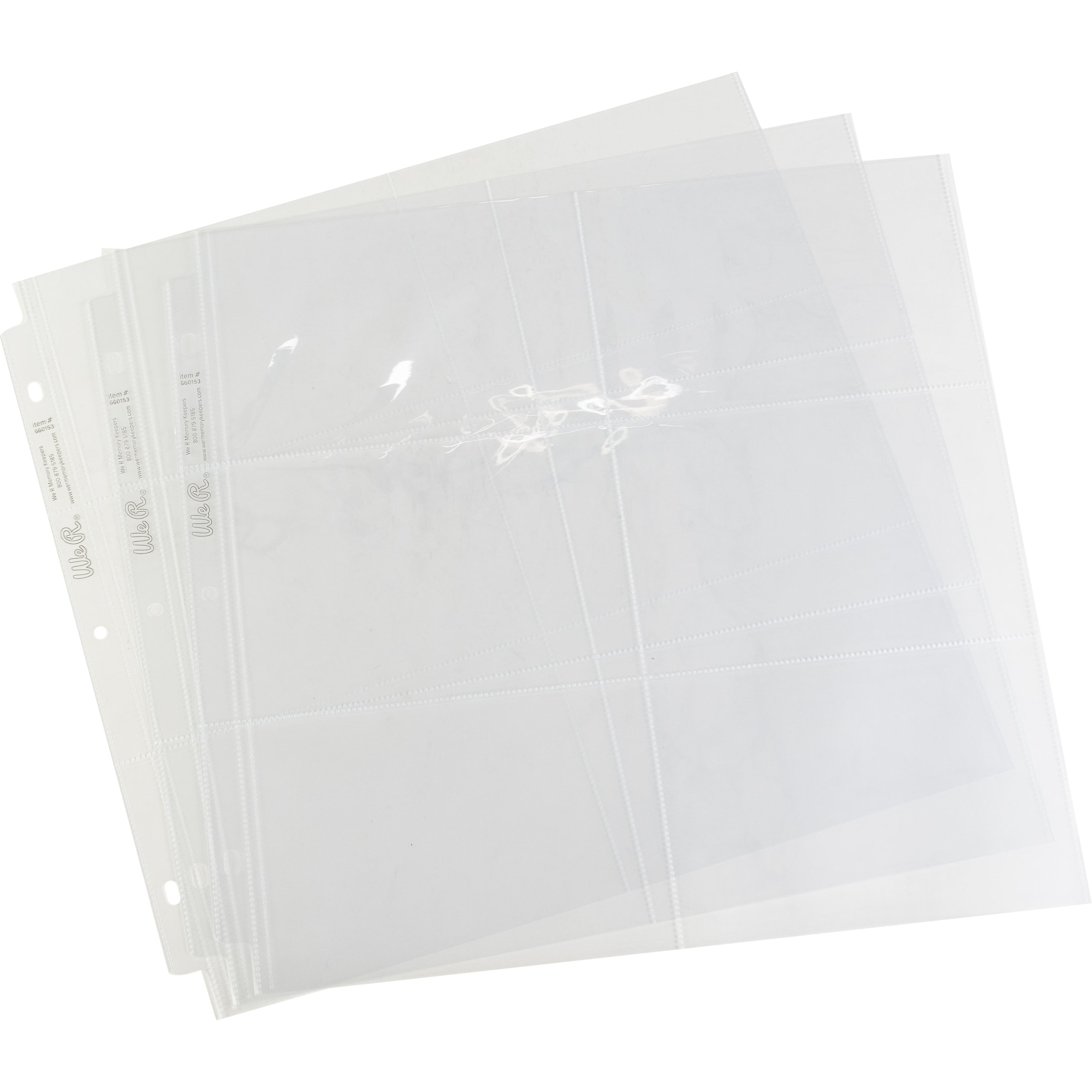 We R Memory Keepers® 12" x 12" Post Photo Sleeves with 4" x 6" Pockets, 10ct.