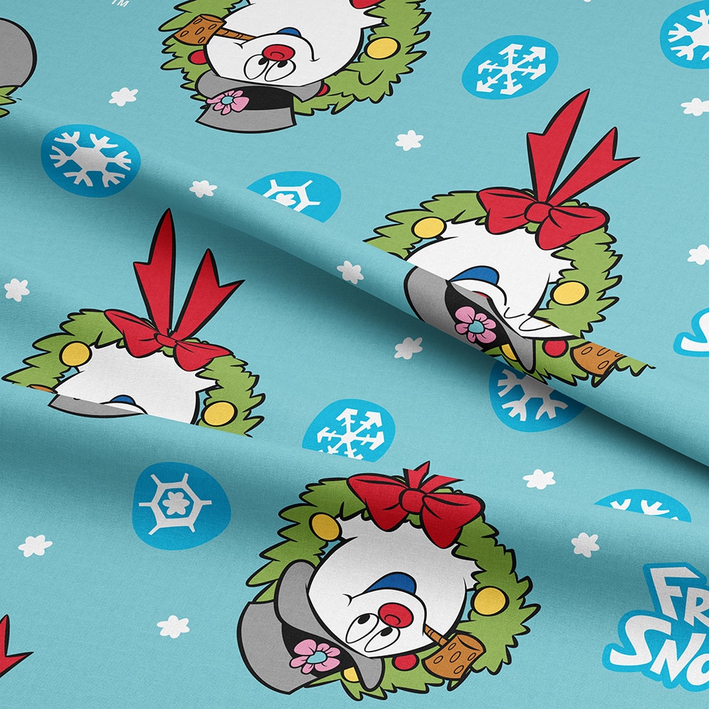 Frosty the Snowman™ Toss Cotton Quilting Fabric