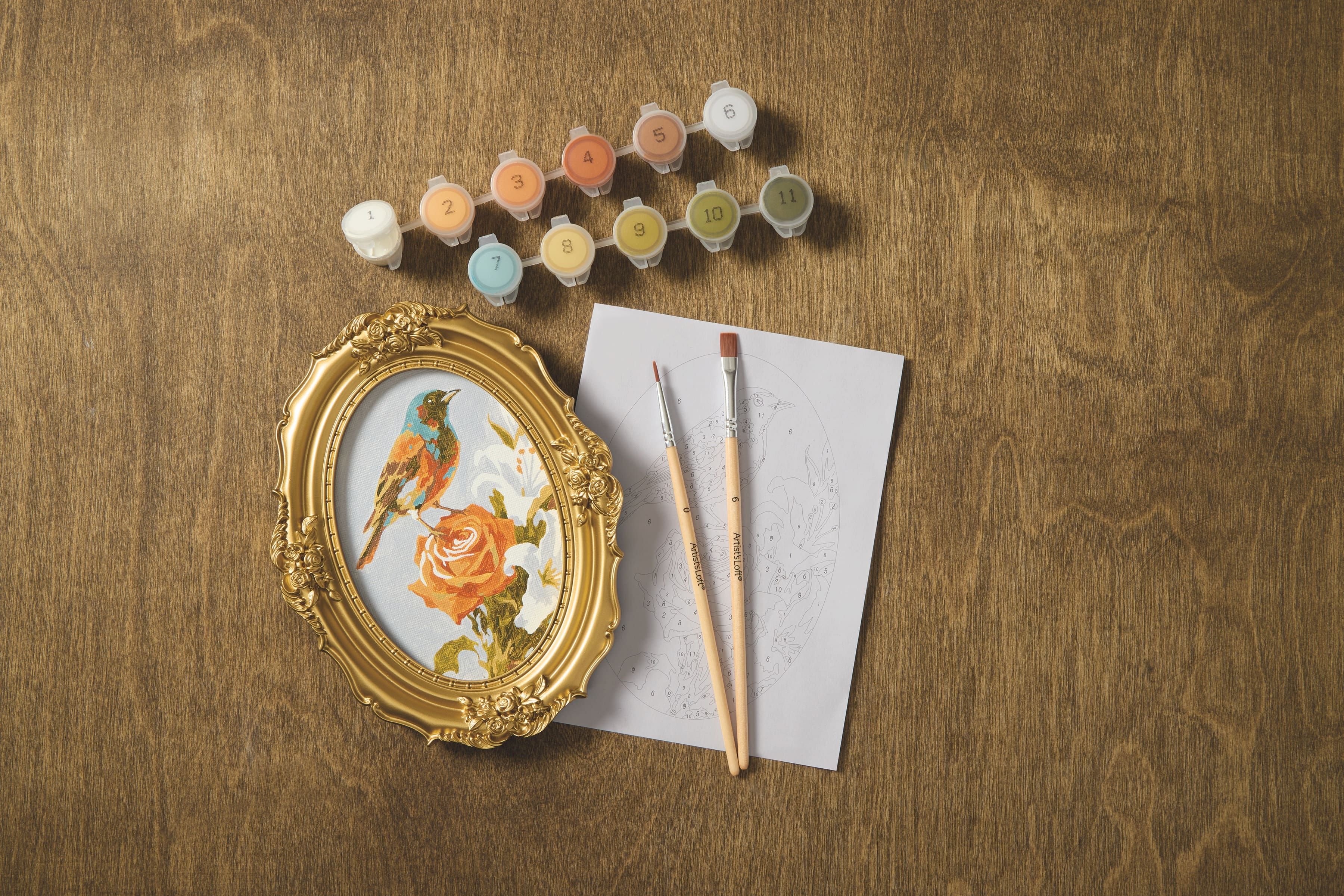 Bird Paint-by-Number Framed Mini Kit by Artist's Loft®