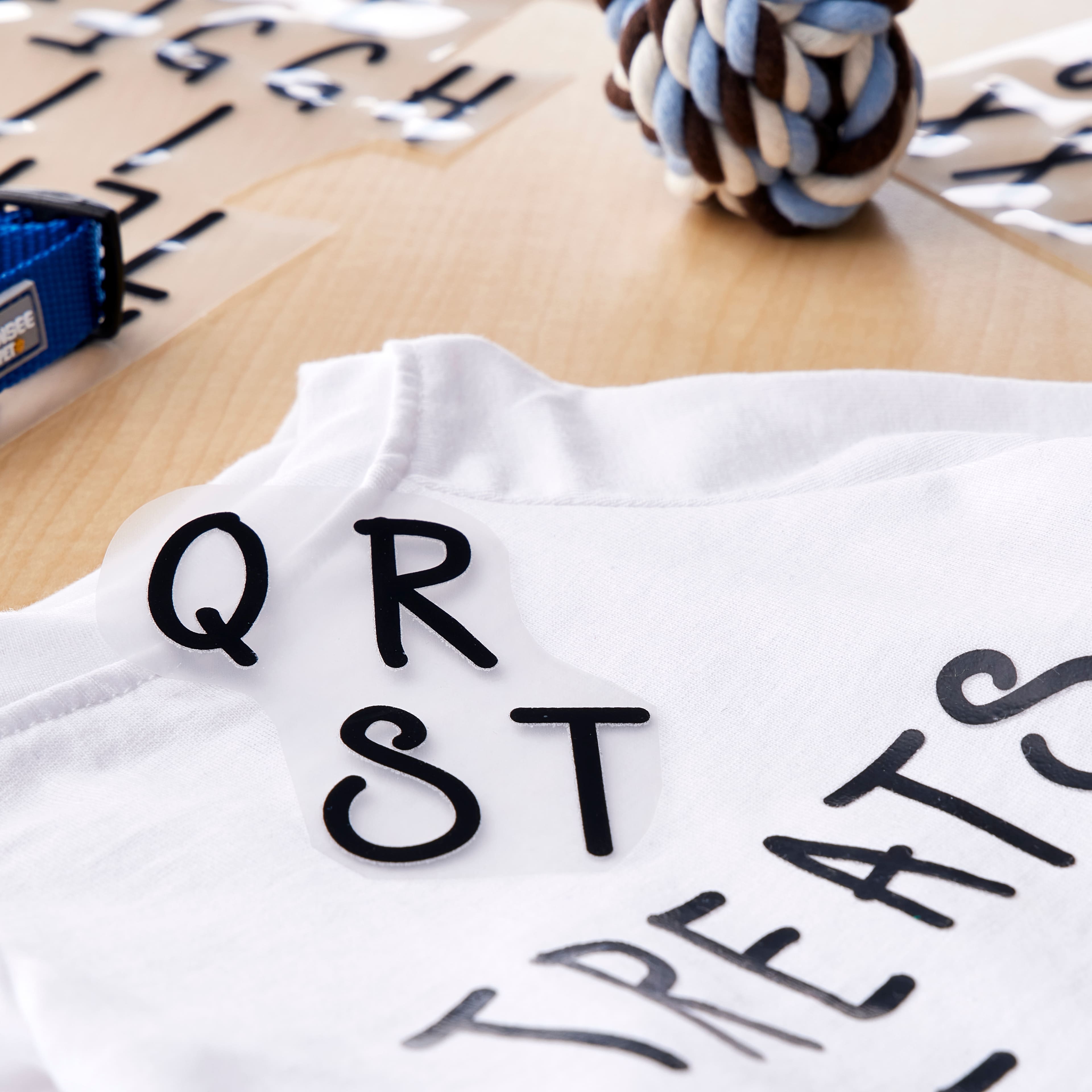 Black Fun Font Alphabet Iron-On Transfers by Make Market®