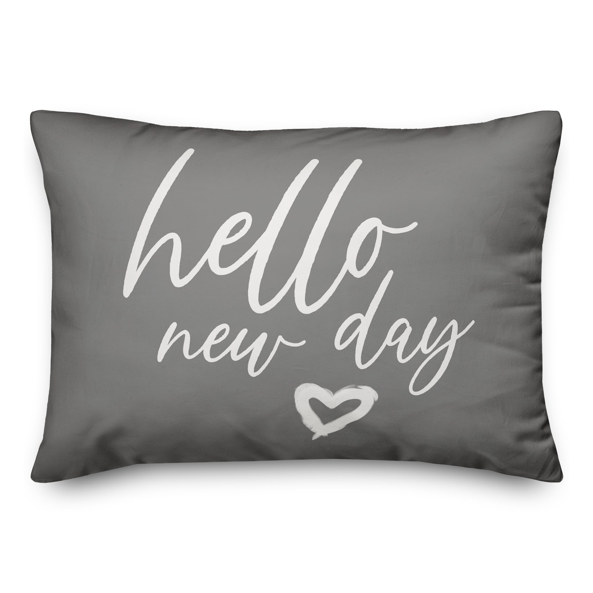 20" Hello New Day Throw Pillow