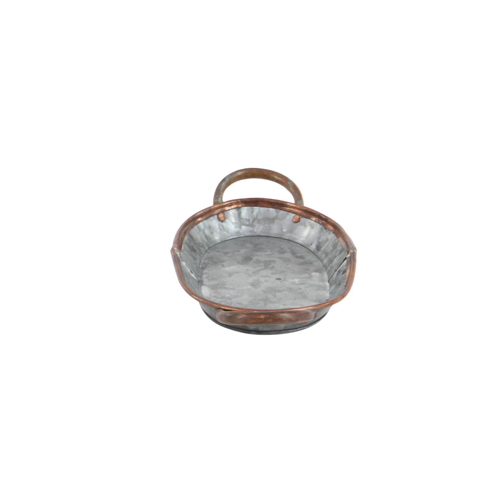Set of 3" Grey Metal Farmhouse Tray, 14", 22", 28"