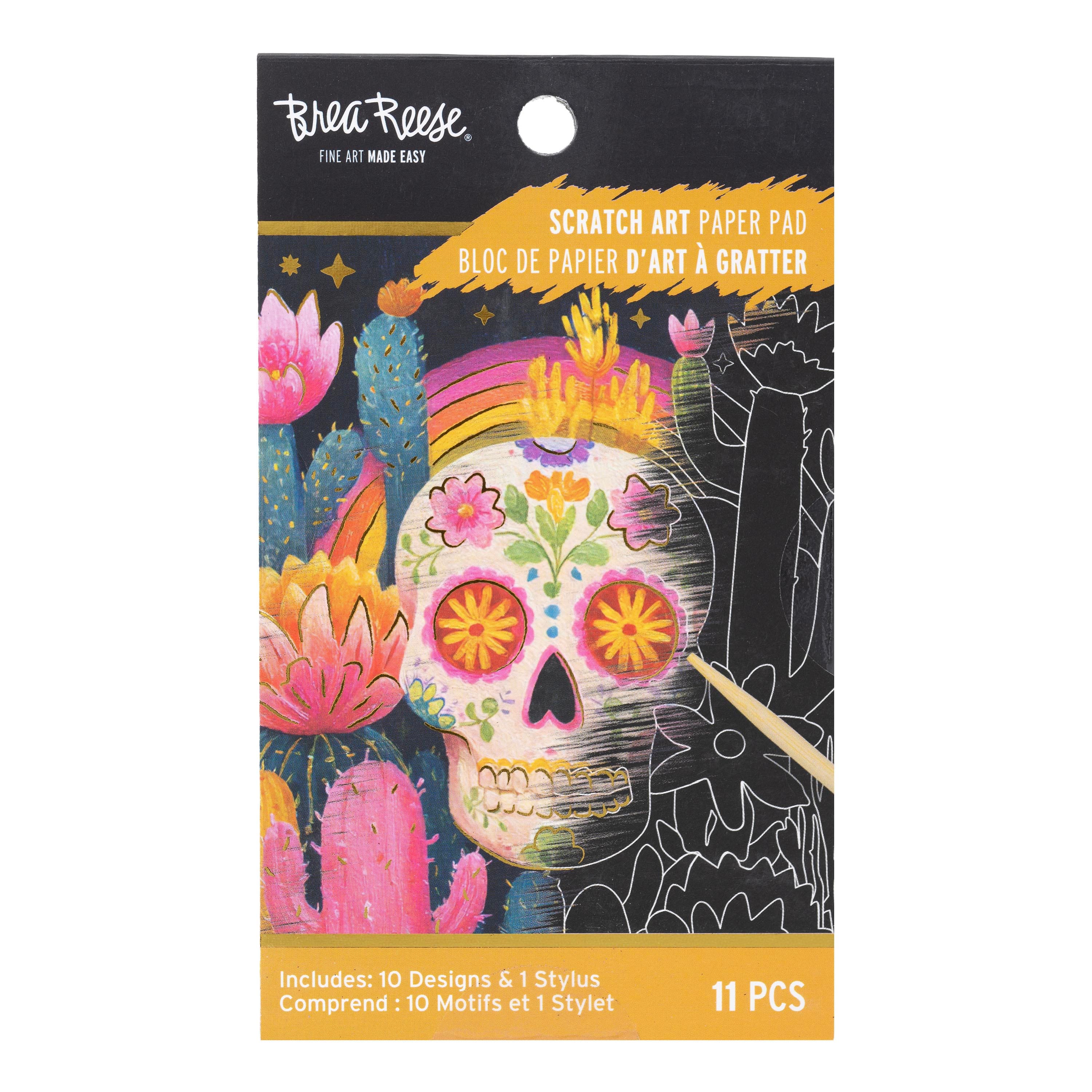 Brea Reese® Mini Day of the Dead Scratch Art Paper Pad