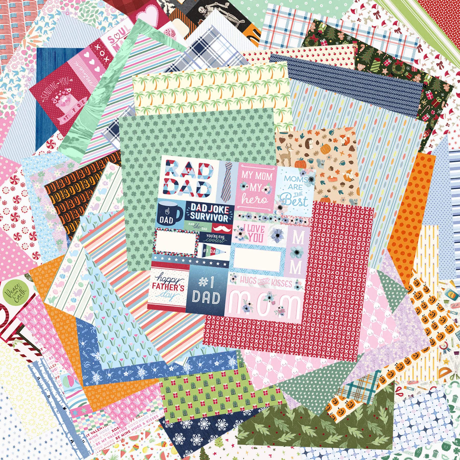 12" x 12" All Seasons Cardstock Paper Pad by Recollections™, 180 Sheets