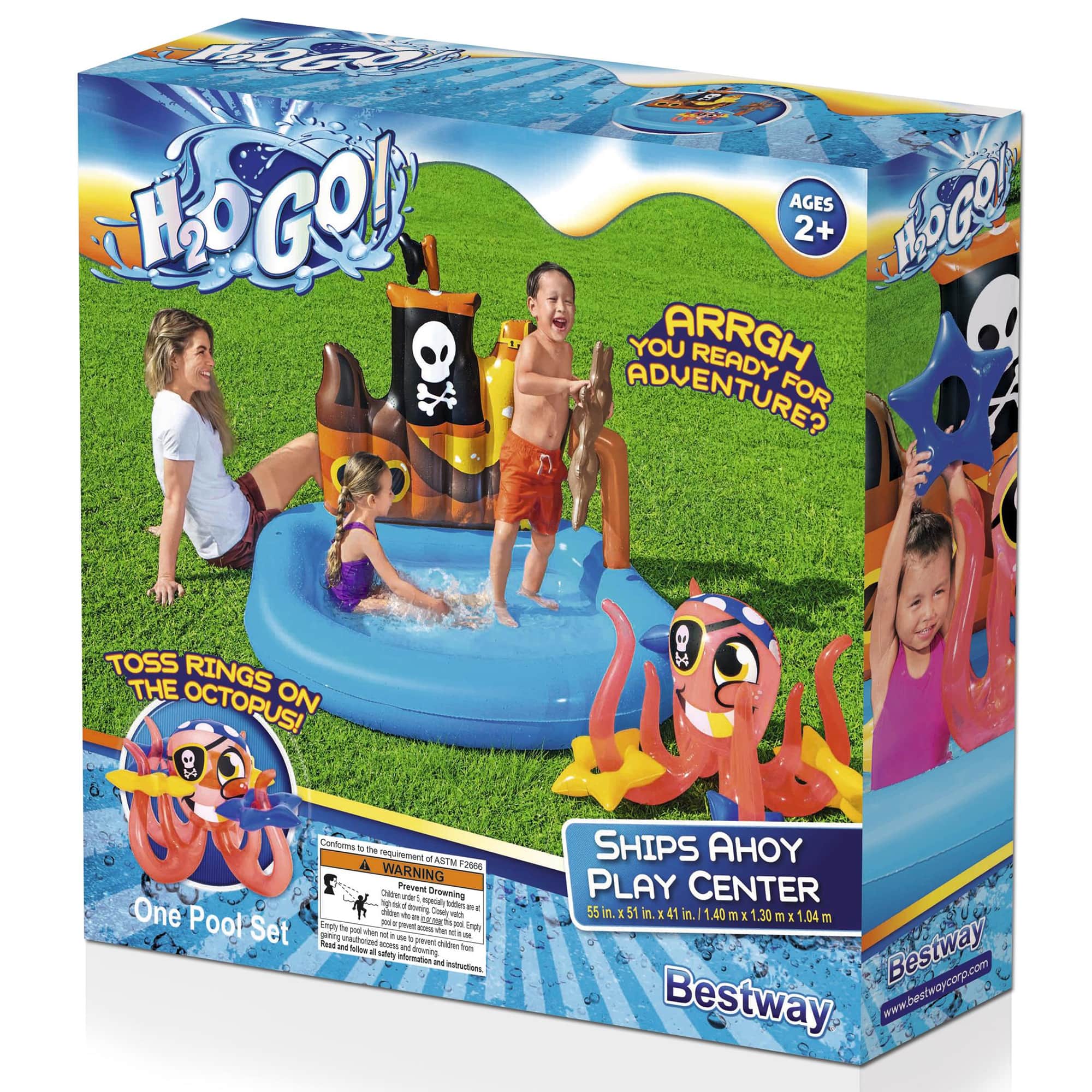Bestway H2OGO! Ships Ahoy Pool Play Center