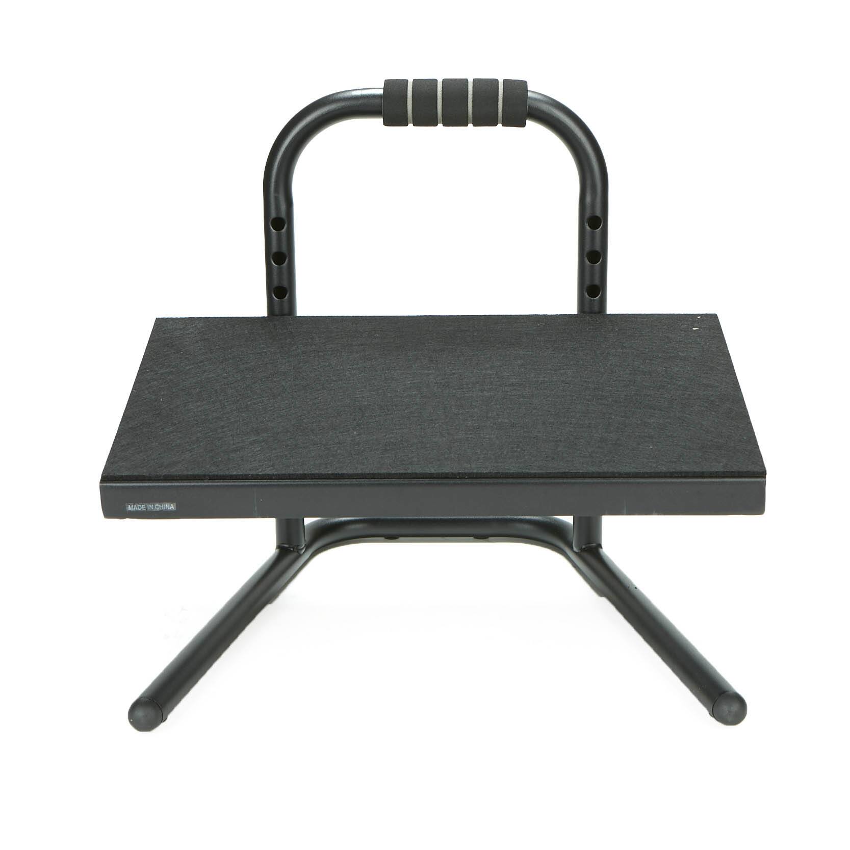 Mind Reader Black Ergonomic Foot Rest