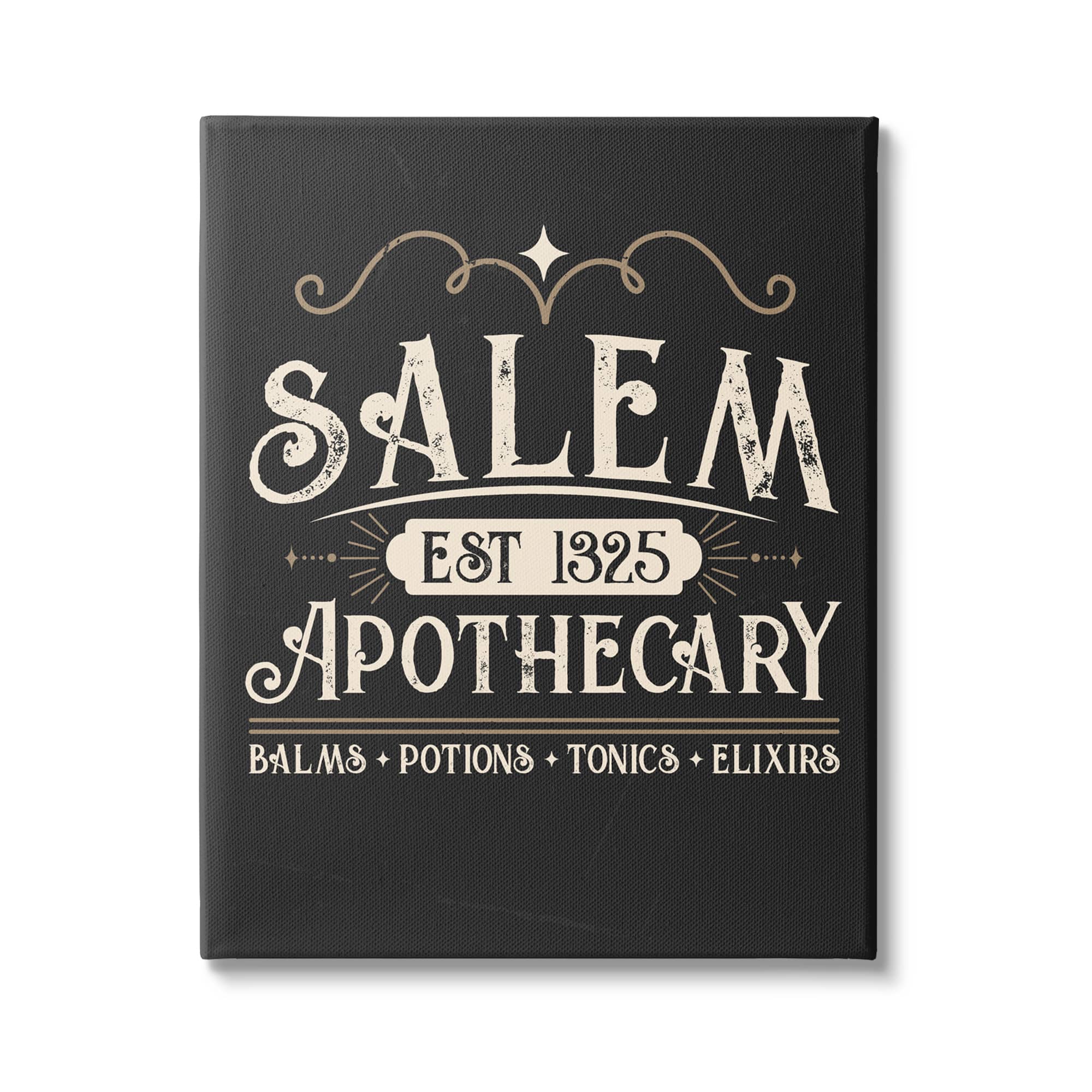 Stupell Industries Salem Apothecary Vintage Sign Canvas Wall Art