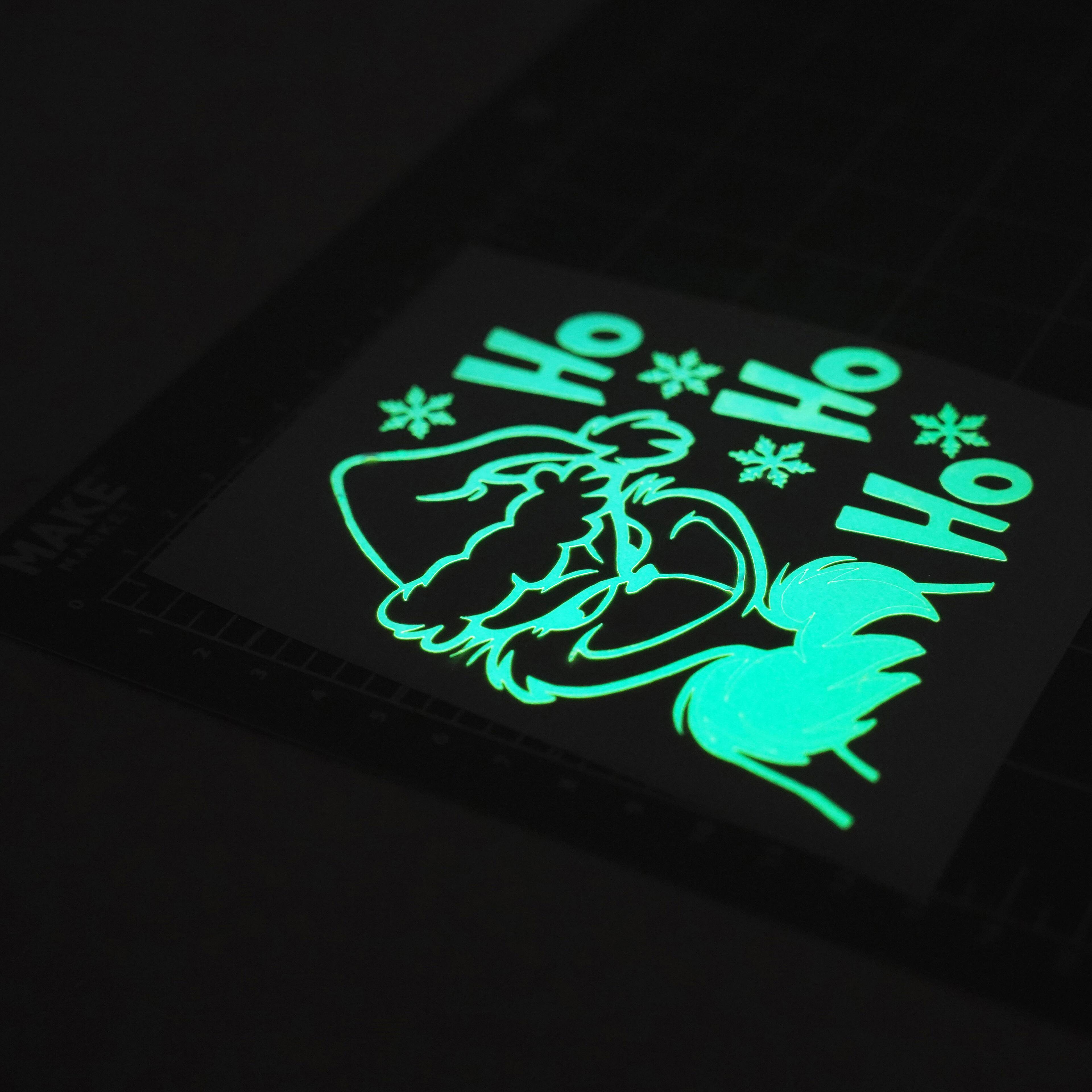 12 Pack: Holographic Glow-in-the-Dark Permanent Vinyl by Make Market