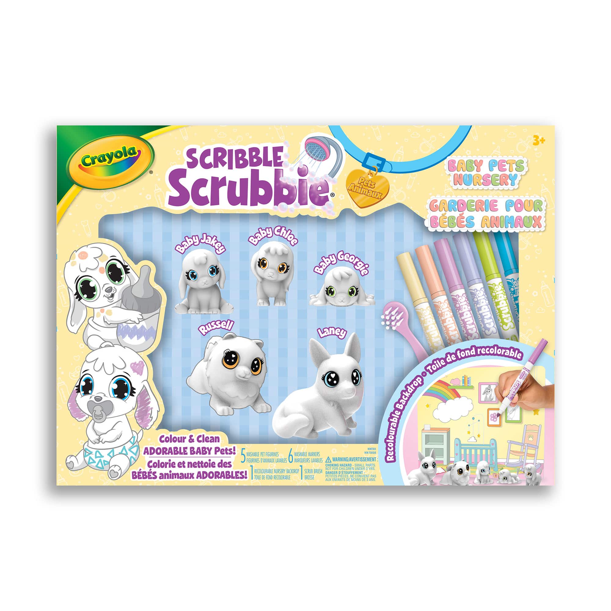 Crayola® Scribble Scrubbie® Baby Pets Nursery Set