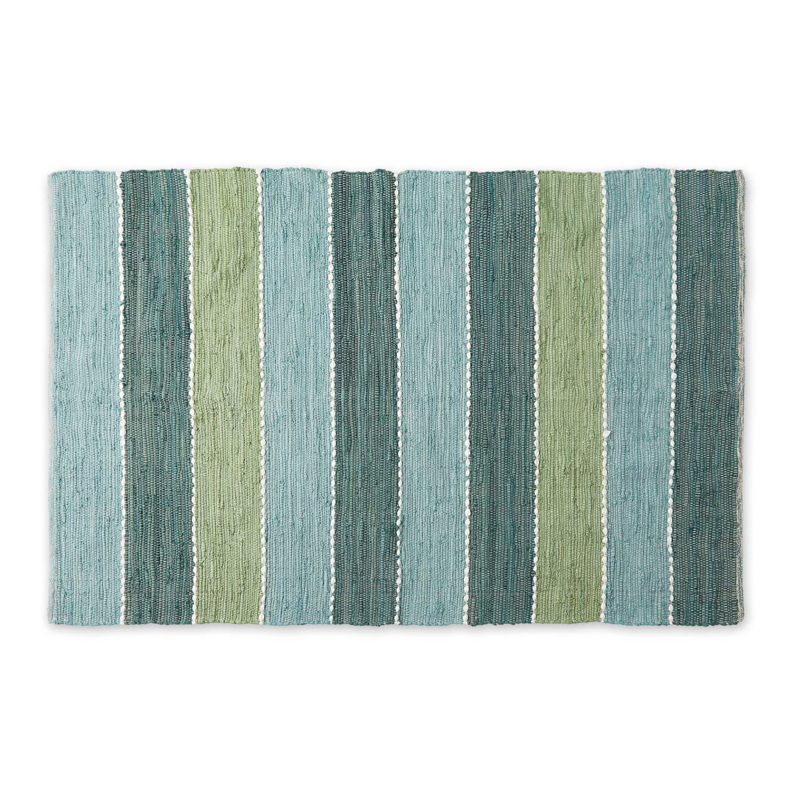 DII® Color Block Cotton Chindi Rug, 4ft. x 6ft.