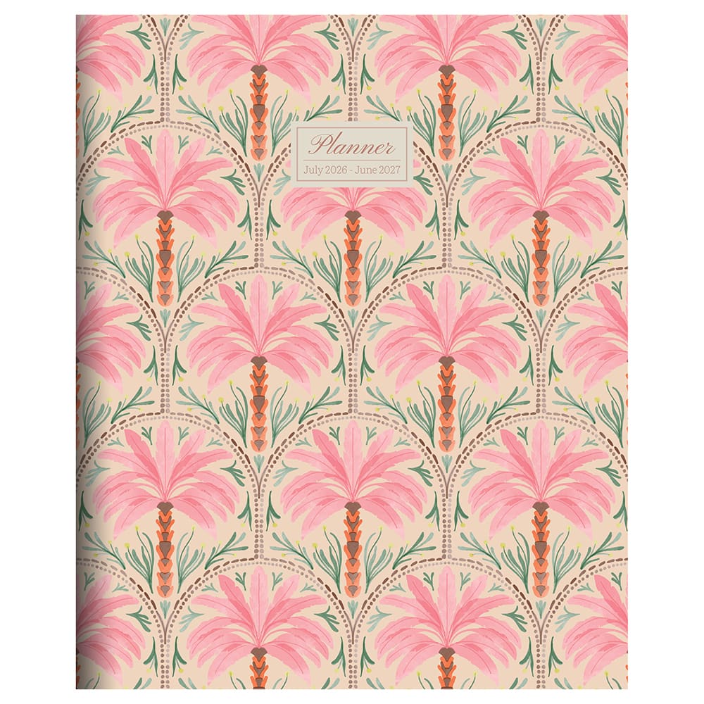 TF Publishing 2026-27 Exotic Palms Monthly Planner