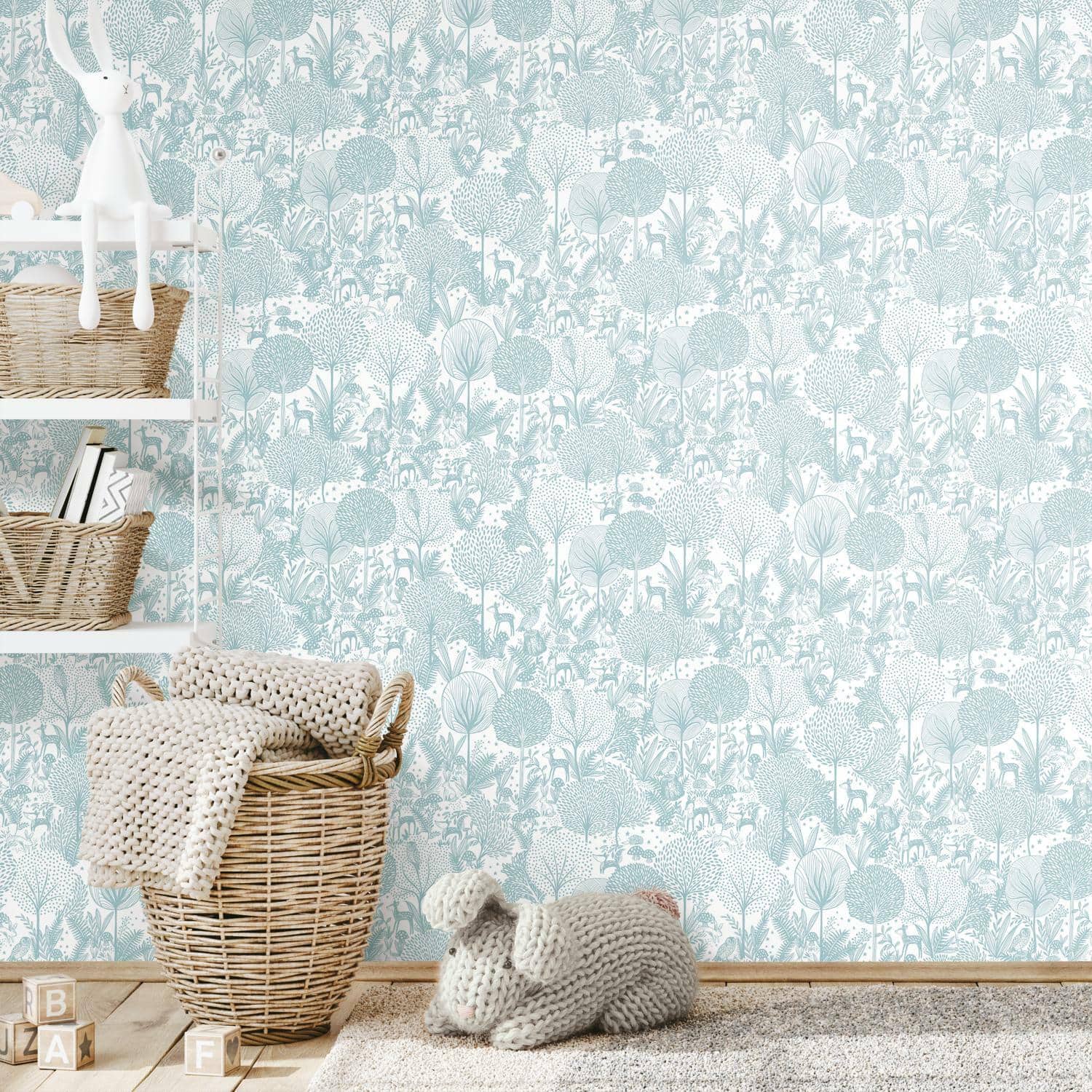 Roommates Forest Friends Peel & Stick Wallpaper